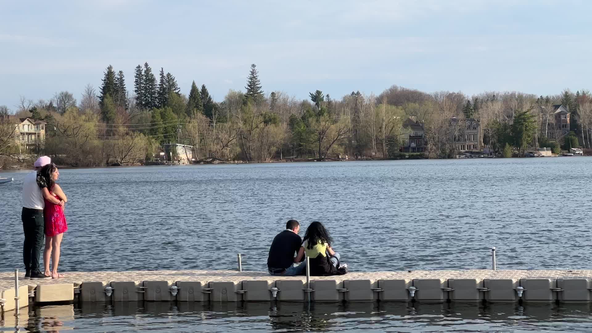 Daily life along Lake Wilcox