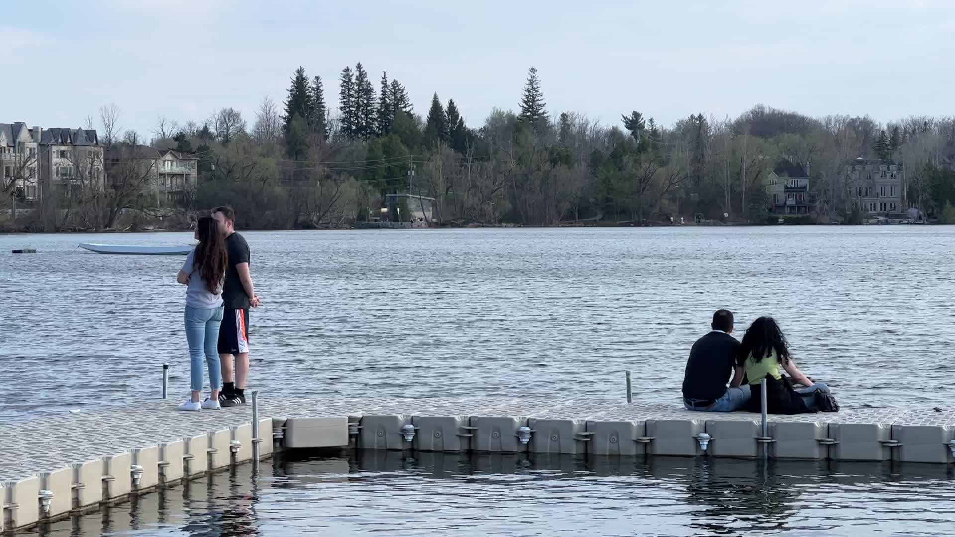 Daily life along Lake Wilcox