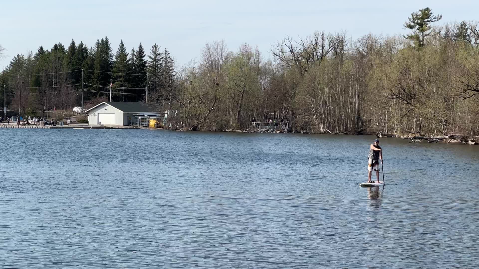 Daily life along Lake Wilcox