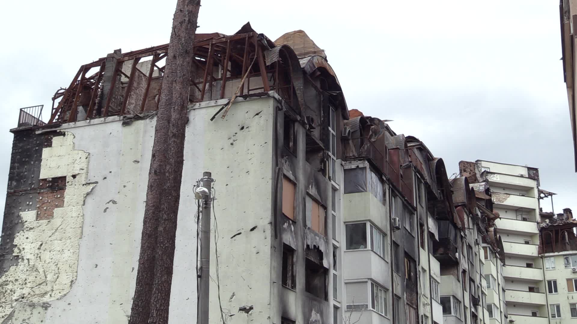 Daily life in the town of Irpin, amid Russia's invasion of Ukraine