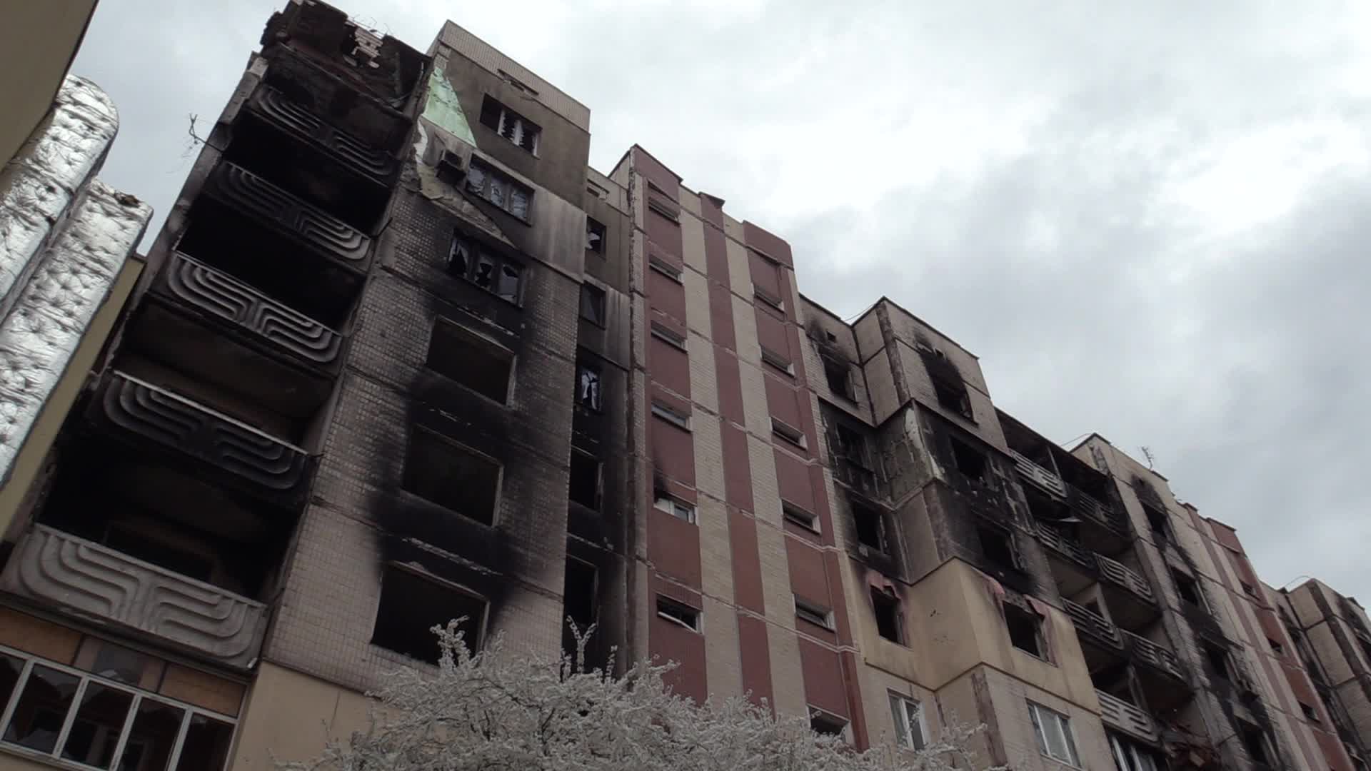 Daily life in the town of Irpin, amid Russia's invasion of Ukraine