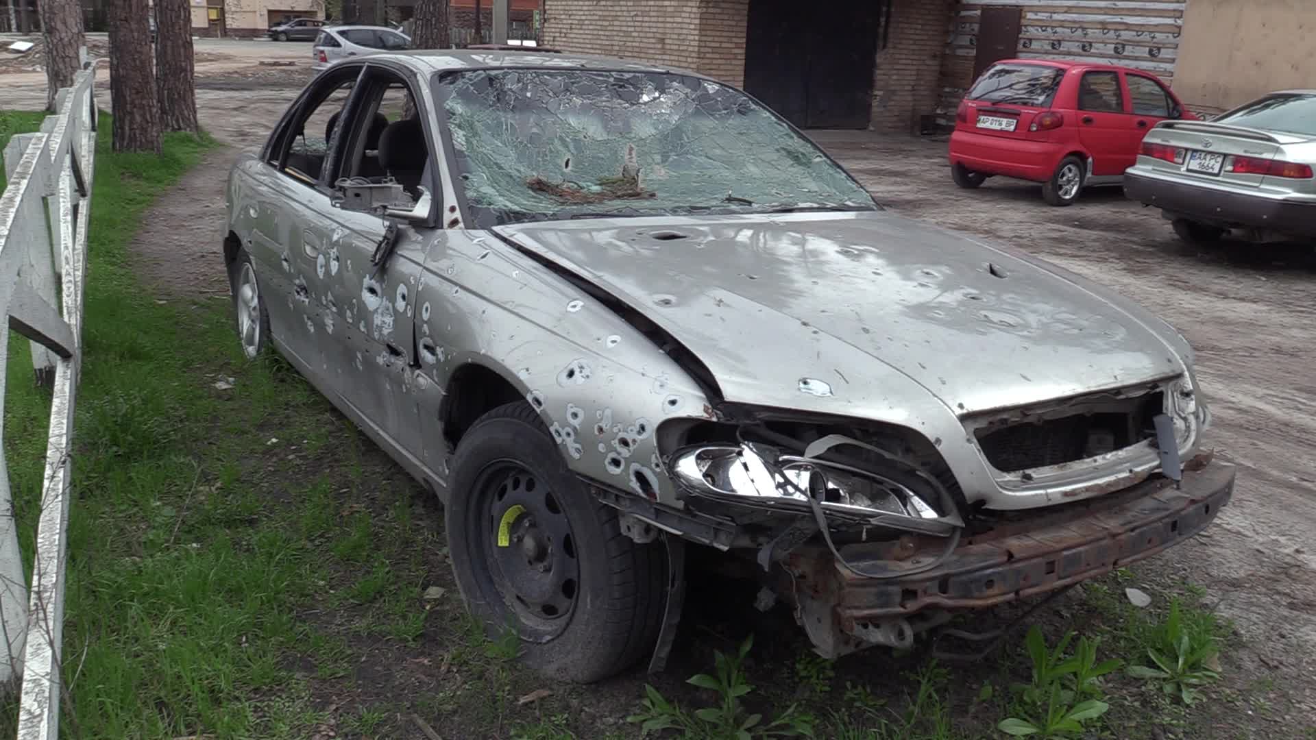 Daily life in the town of Irpin, amid Russia's invasion of Ukraine