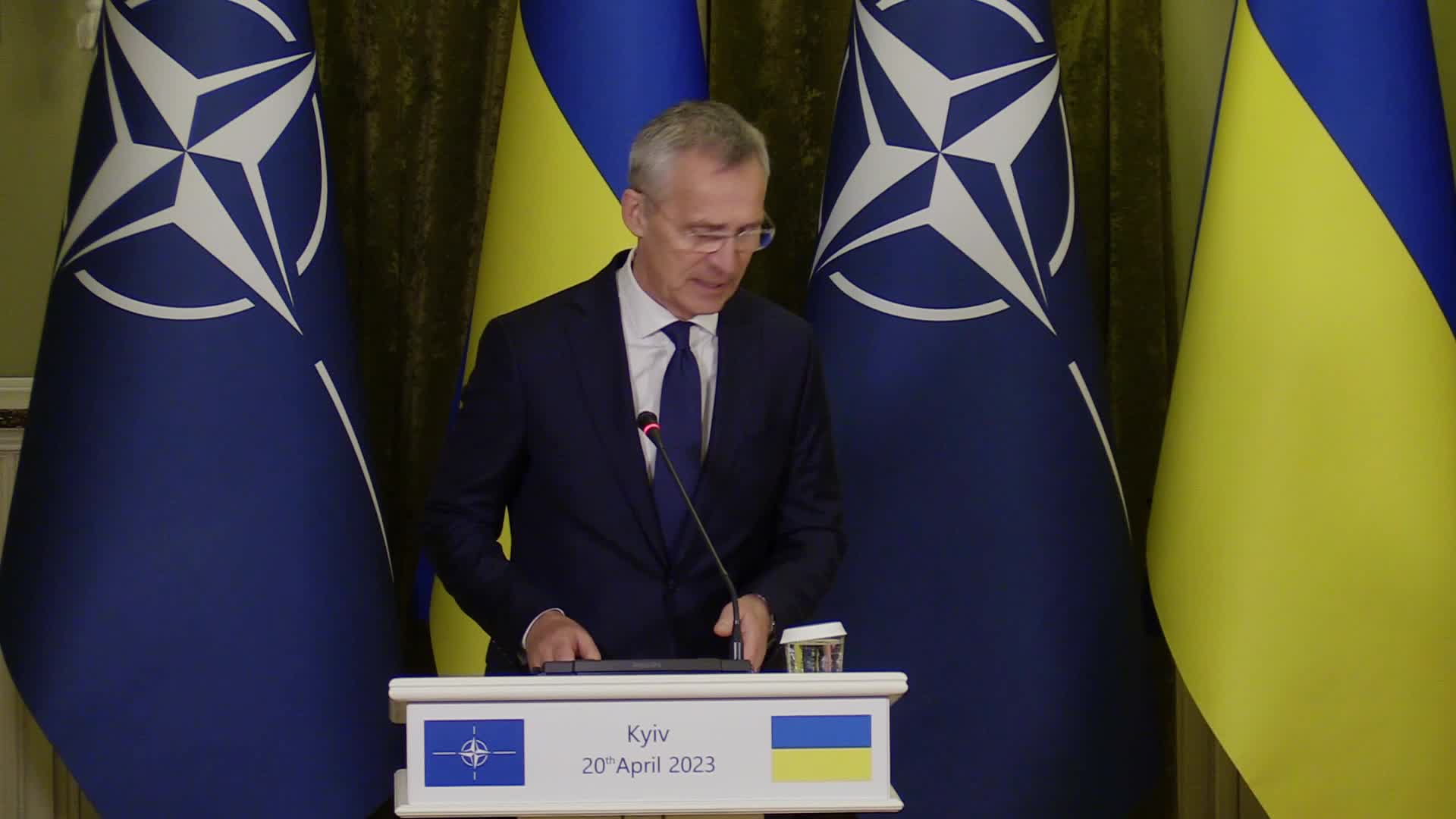 NATO Secretary General Jens Stoltenberg visits Kyiv, amid Russia's invasion of Ukraine