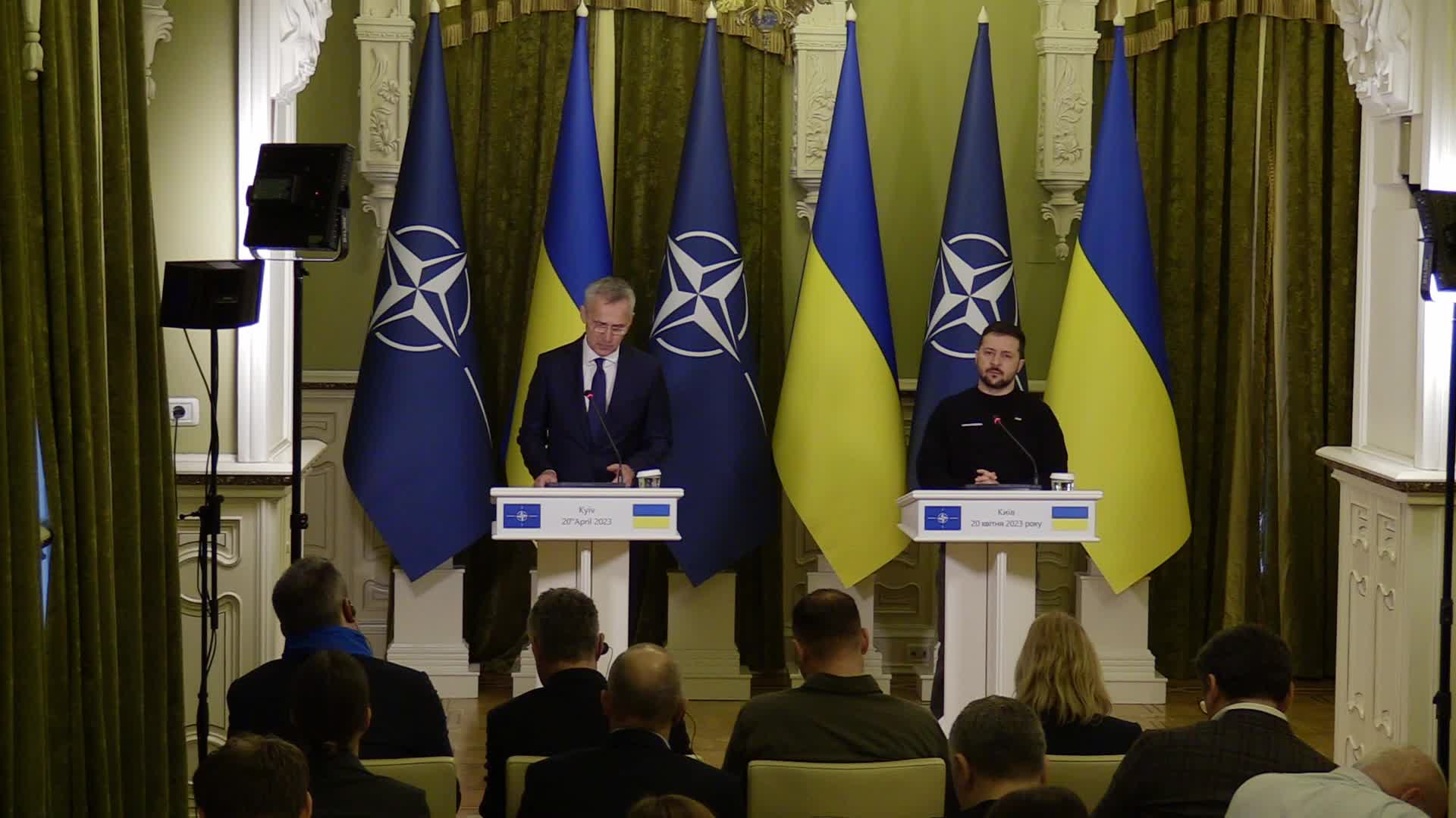 NATO Secretary General Jens Stoltenberg visits Kyiv, amid Russia's invasion of Ukraine
