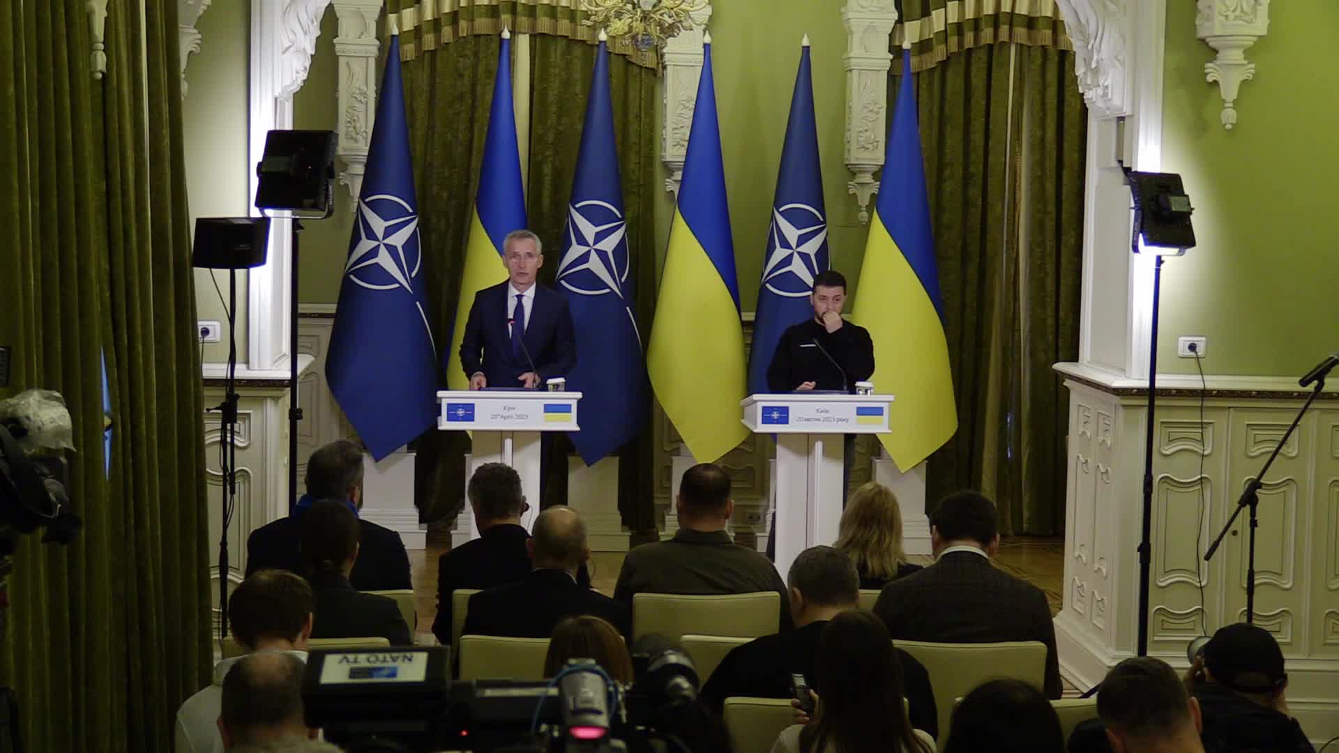 NATO Secretary General Jens Stoltenberg visits Kyiv, amid Russia's invasion of Ukraine