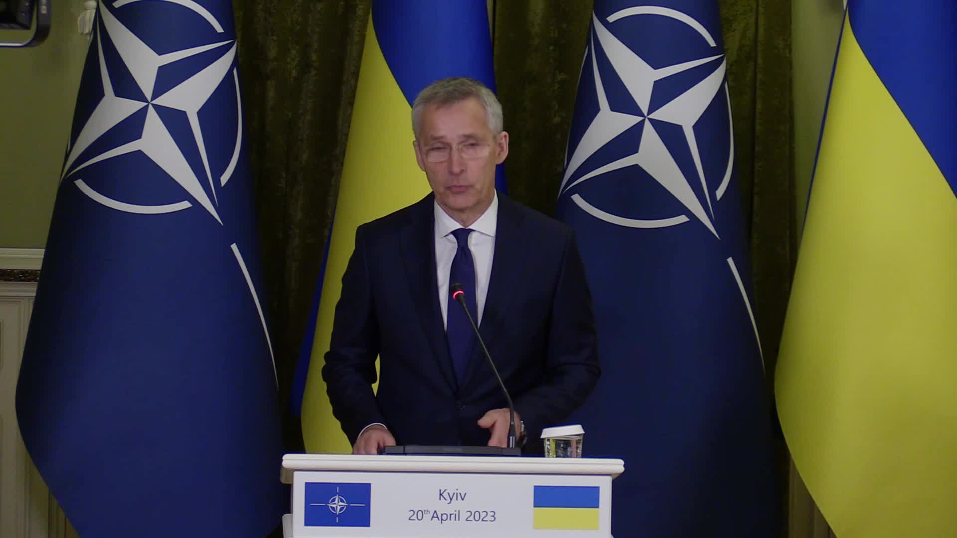 NATO Secretary General Jens Stoltenberg visits Kyiv, amid Russia's invasion of Ukraine