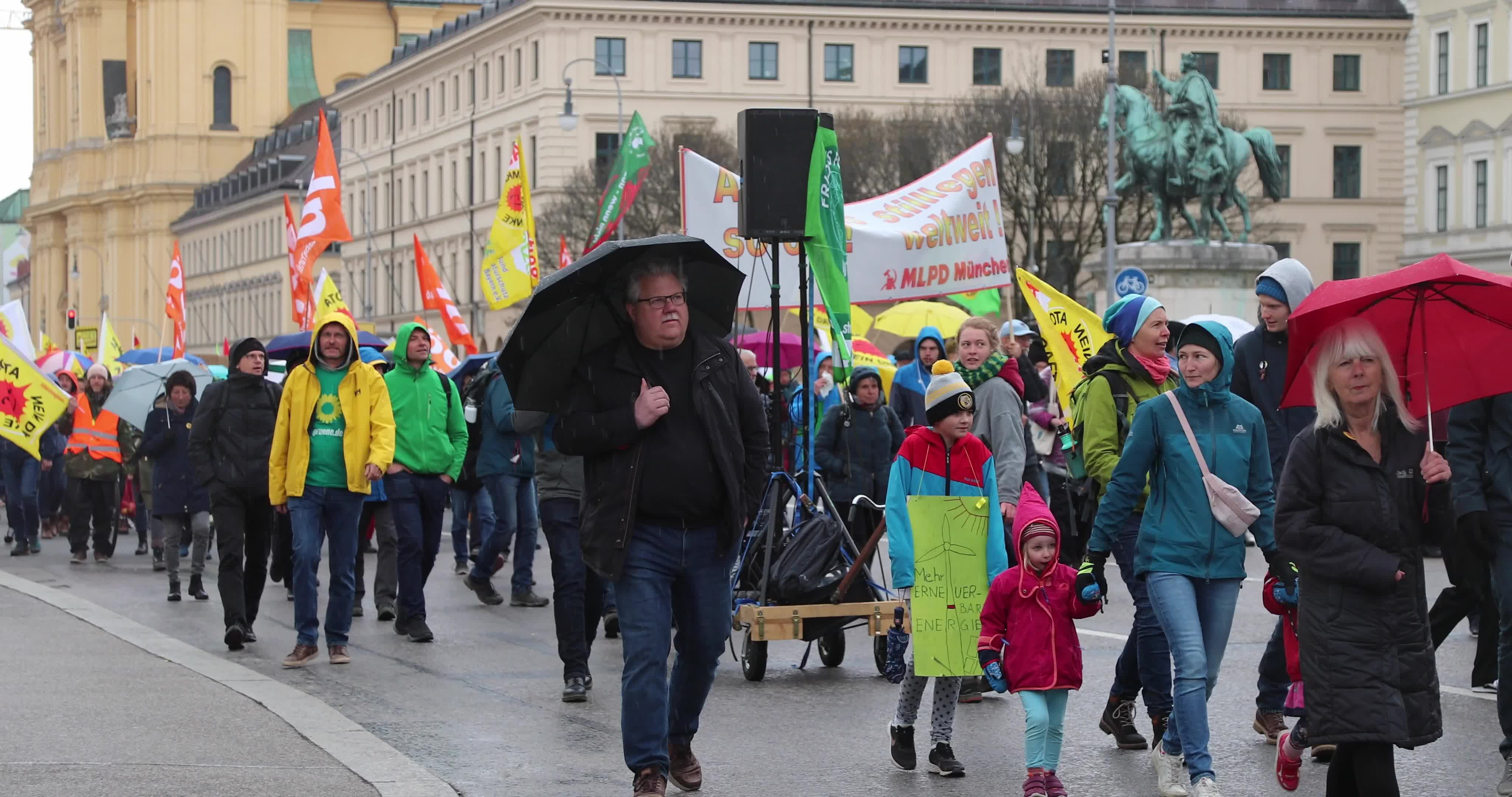 Anti Nuclear Power Demo in Munich