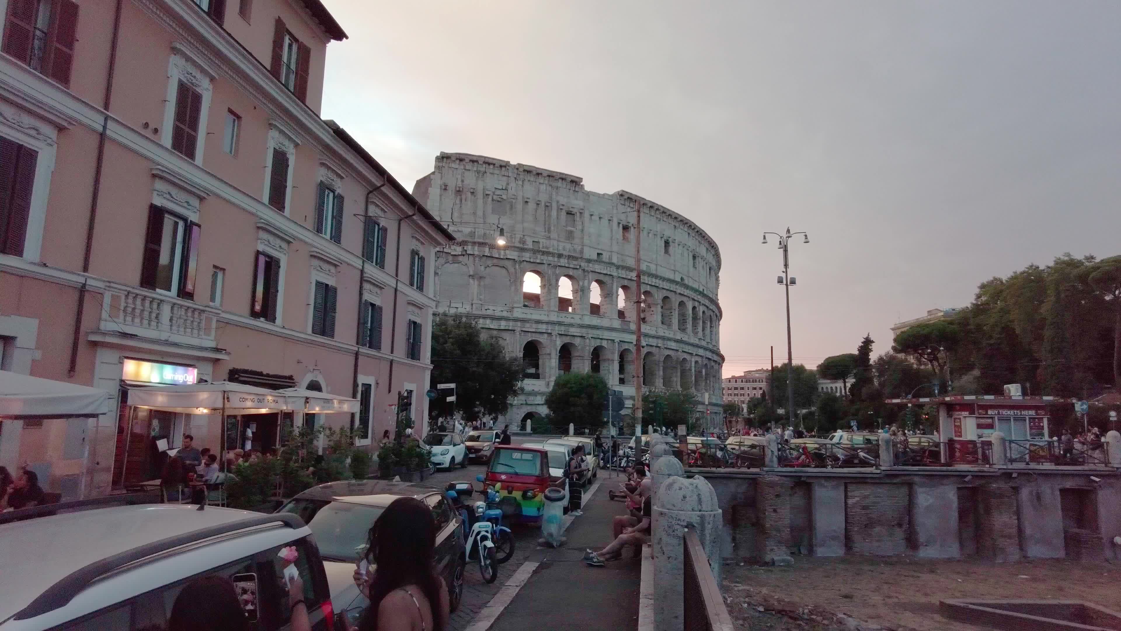Colosseum During The Sunset