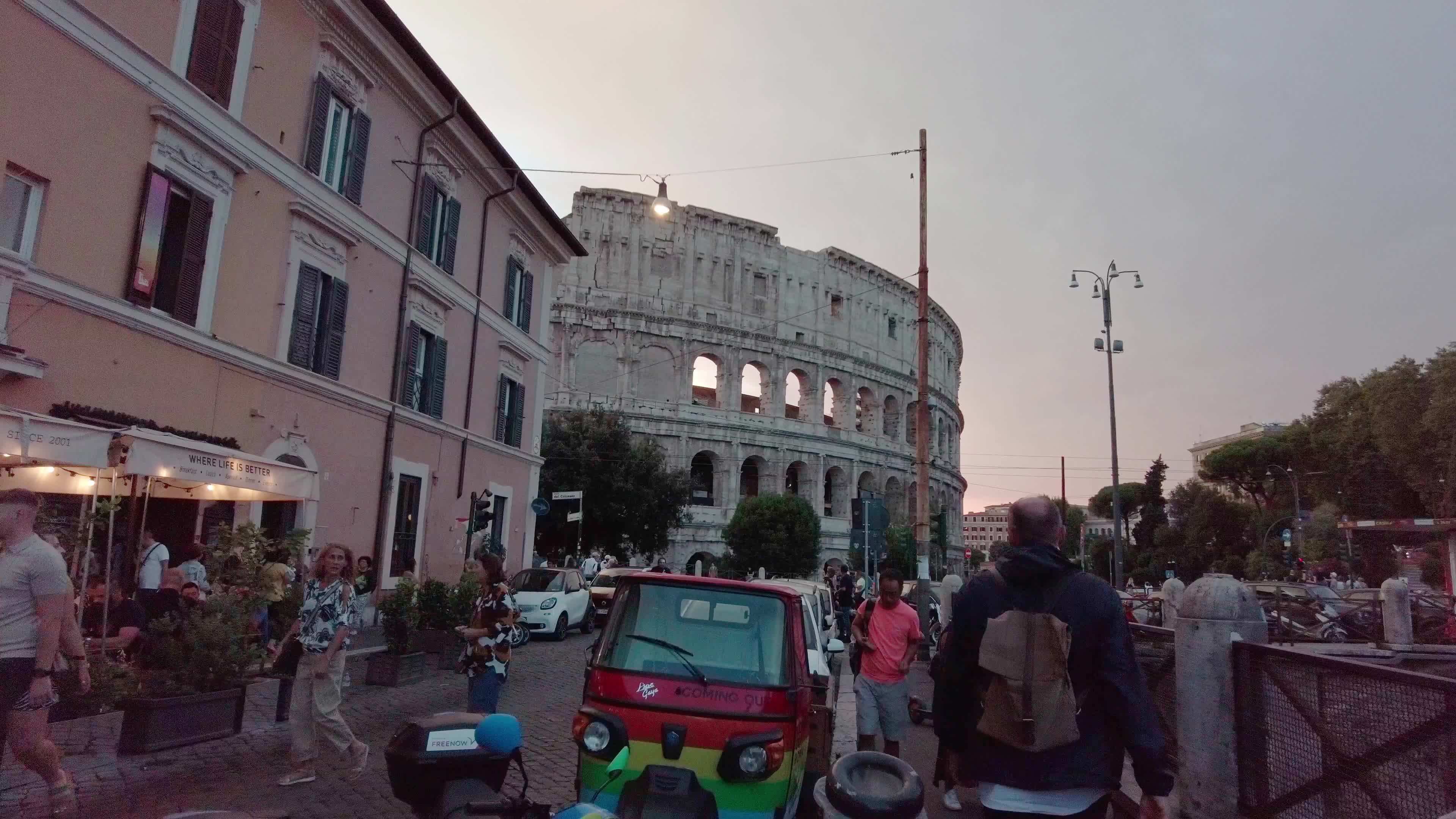 Colosseum During The Sunset