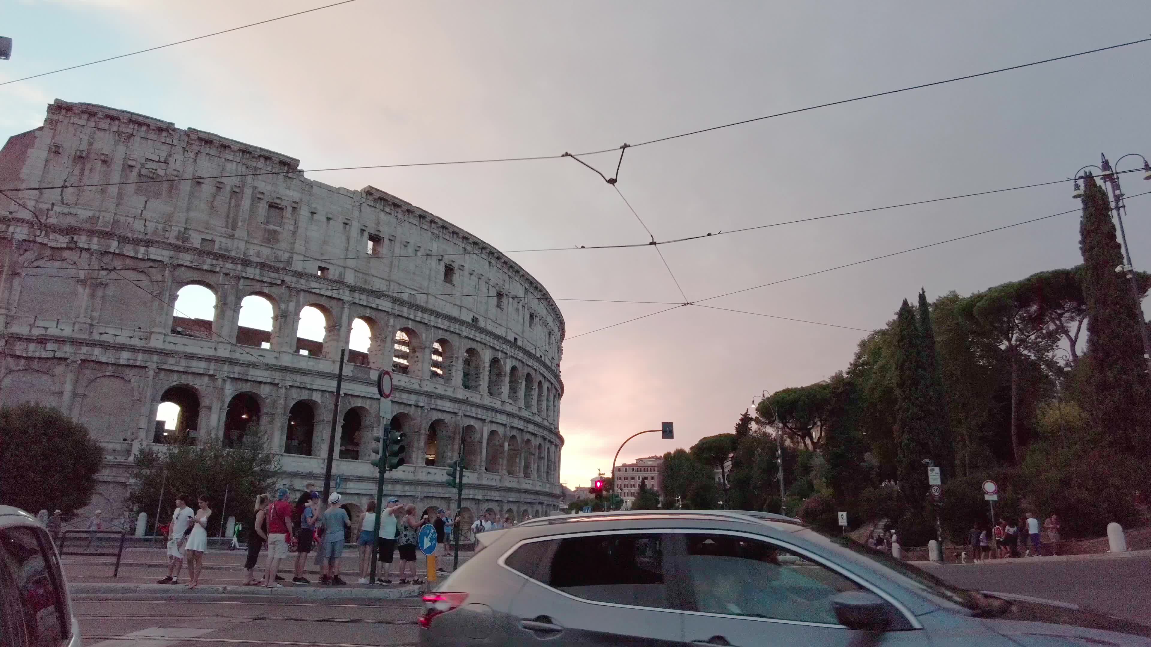 Colosseum During The Sunset