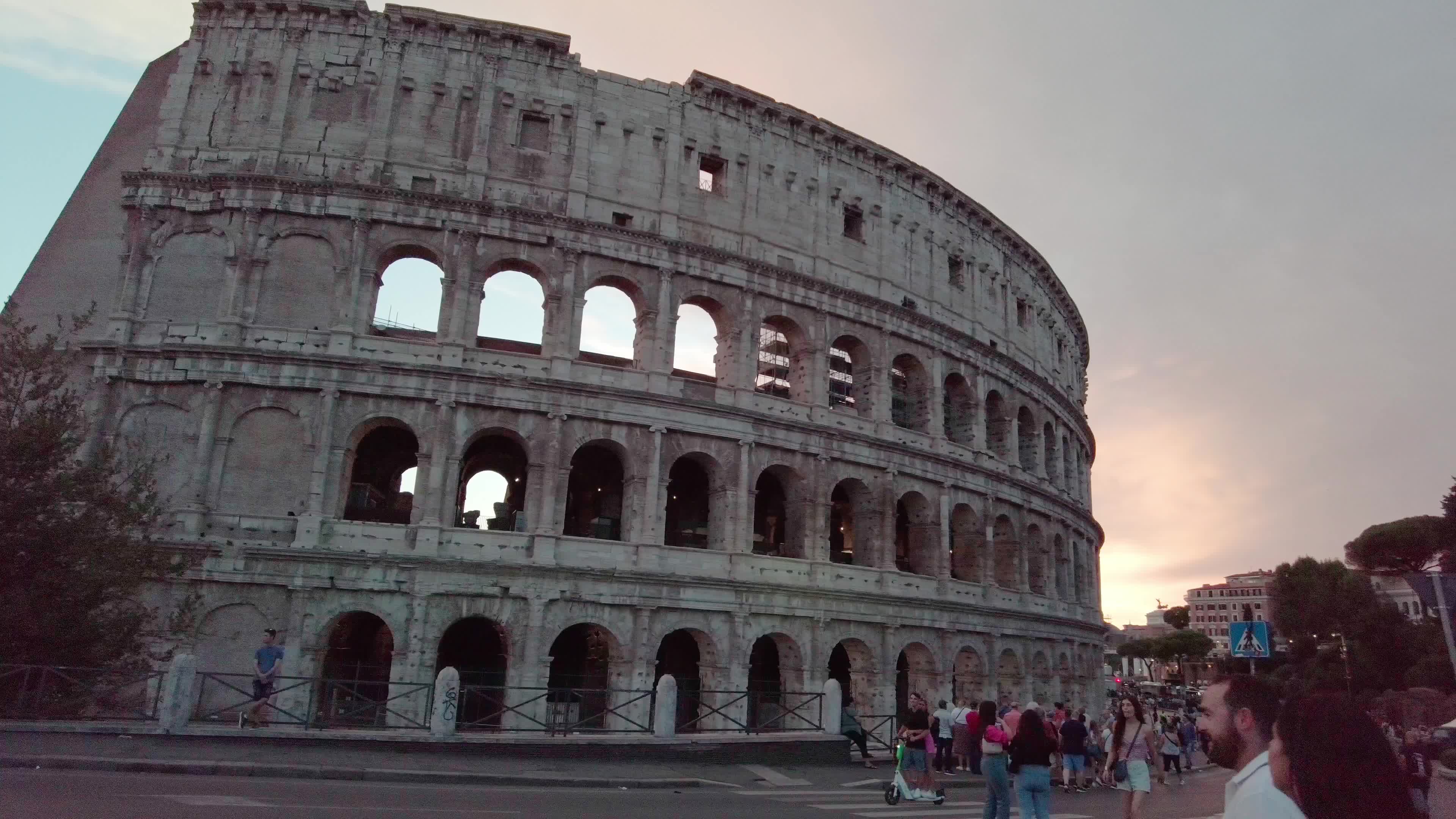 Colosseum During The Sunset