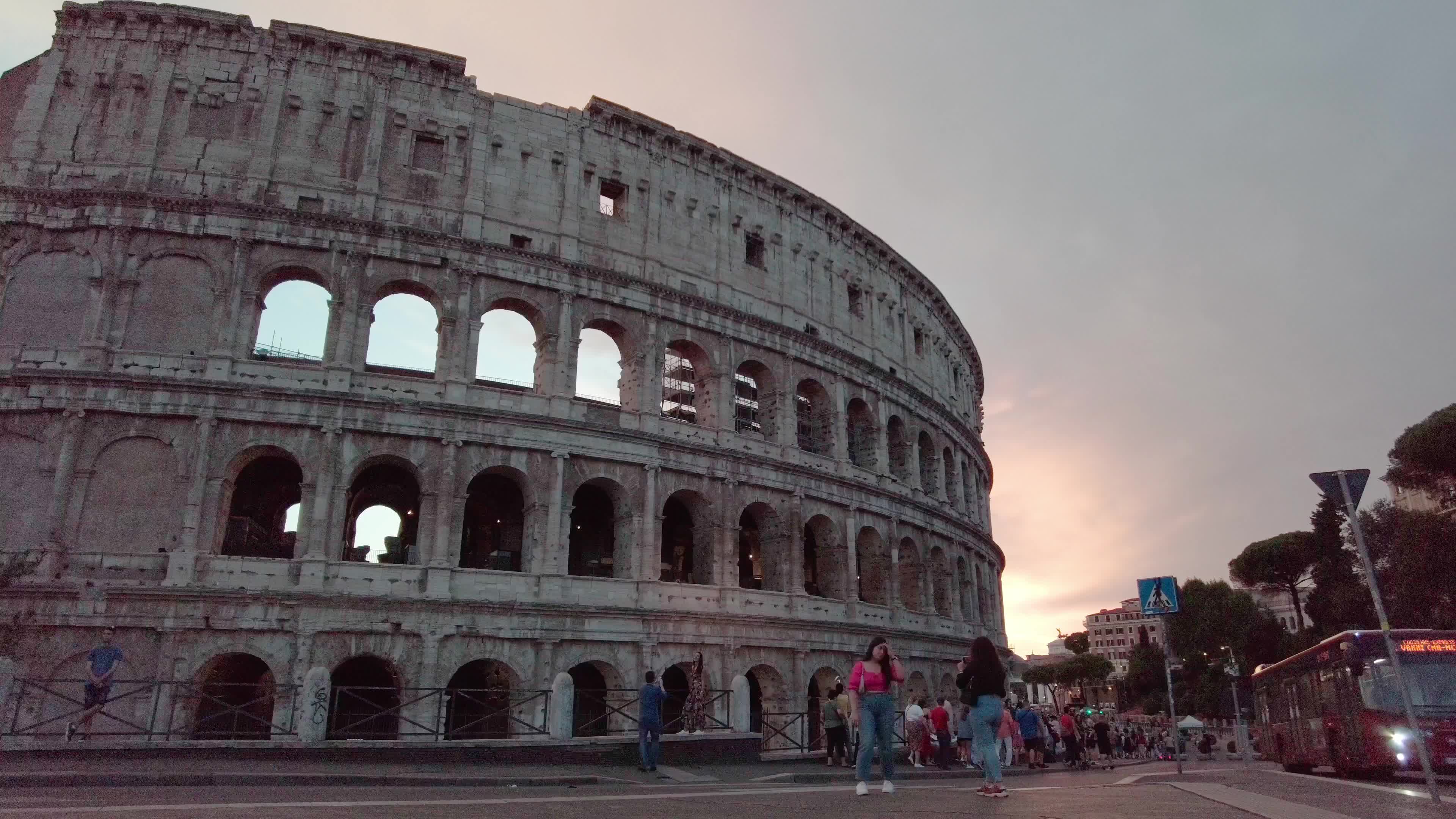 Colosseum During The Sunset