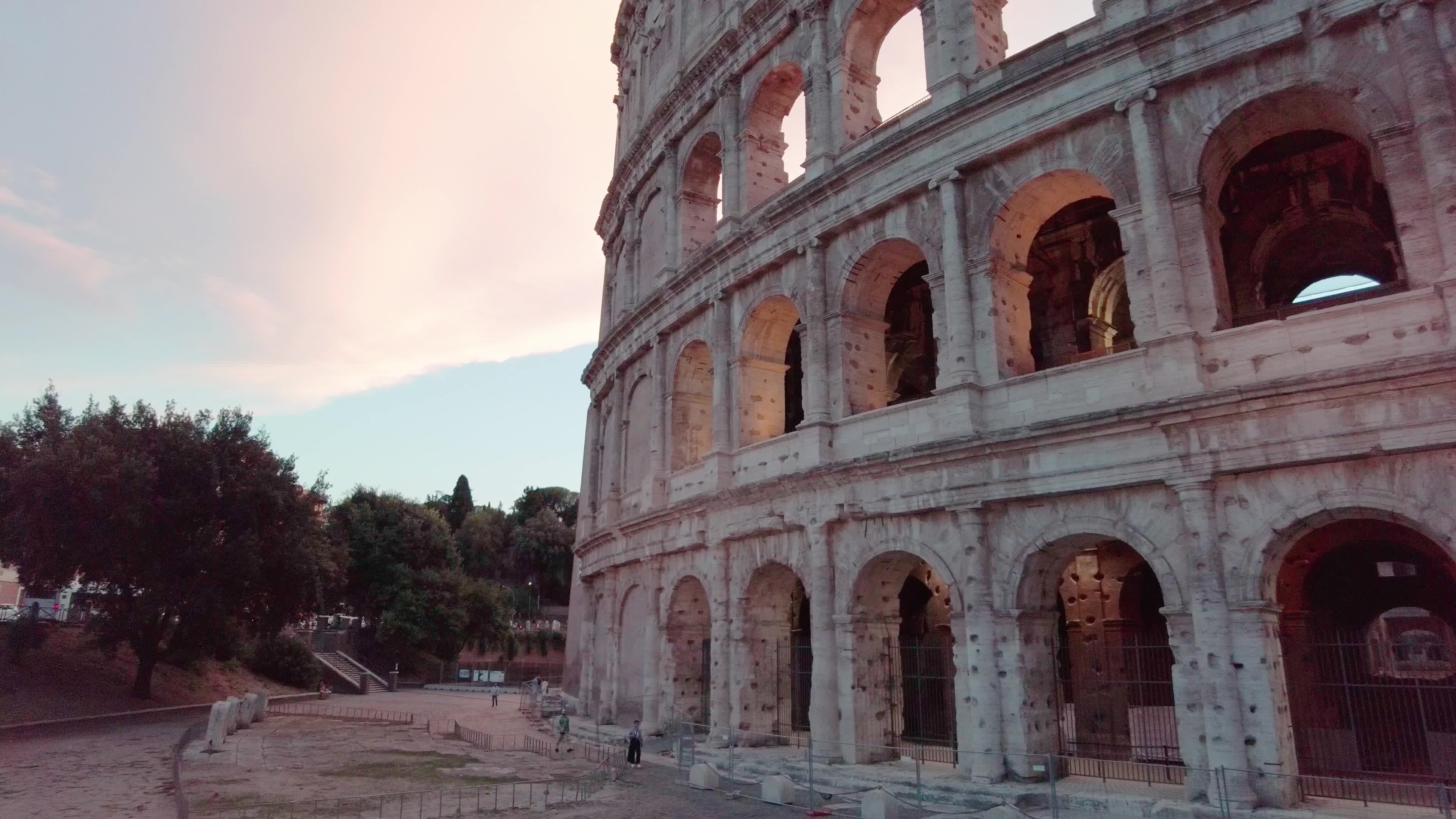 Colosseum During The Sunset
