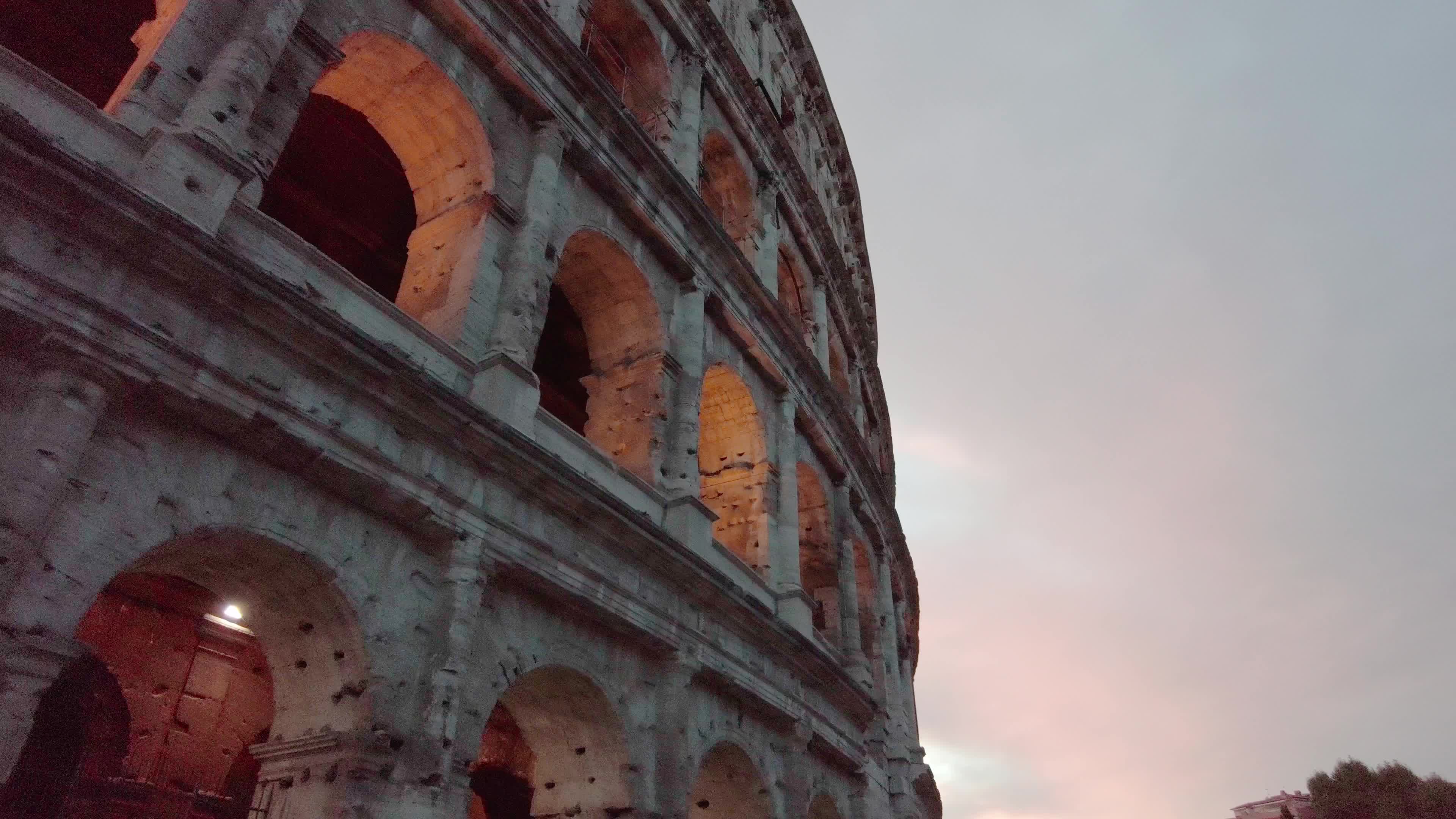 Colosseum During The Sunset