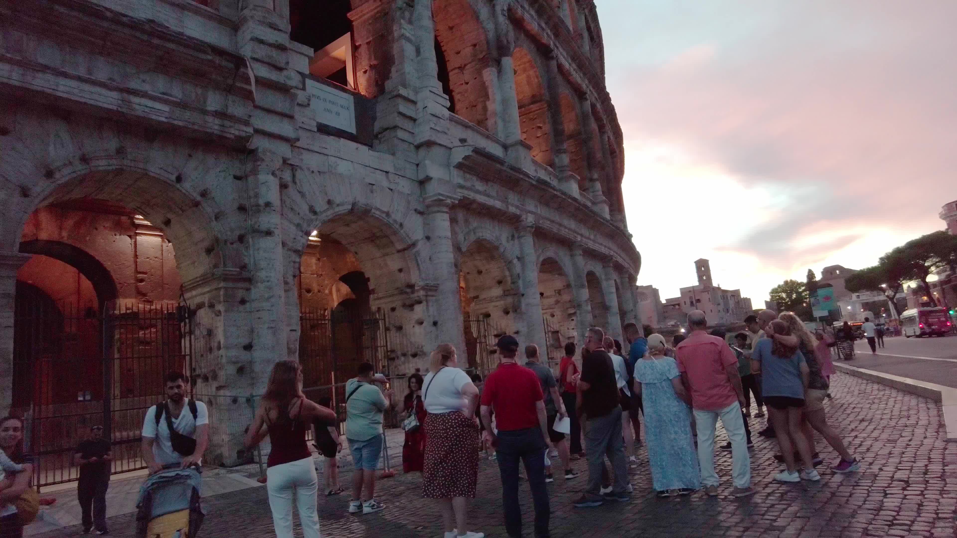 Colosseum During The Sunset
