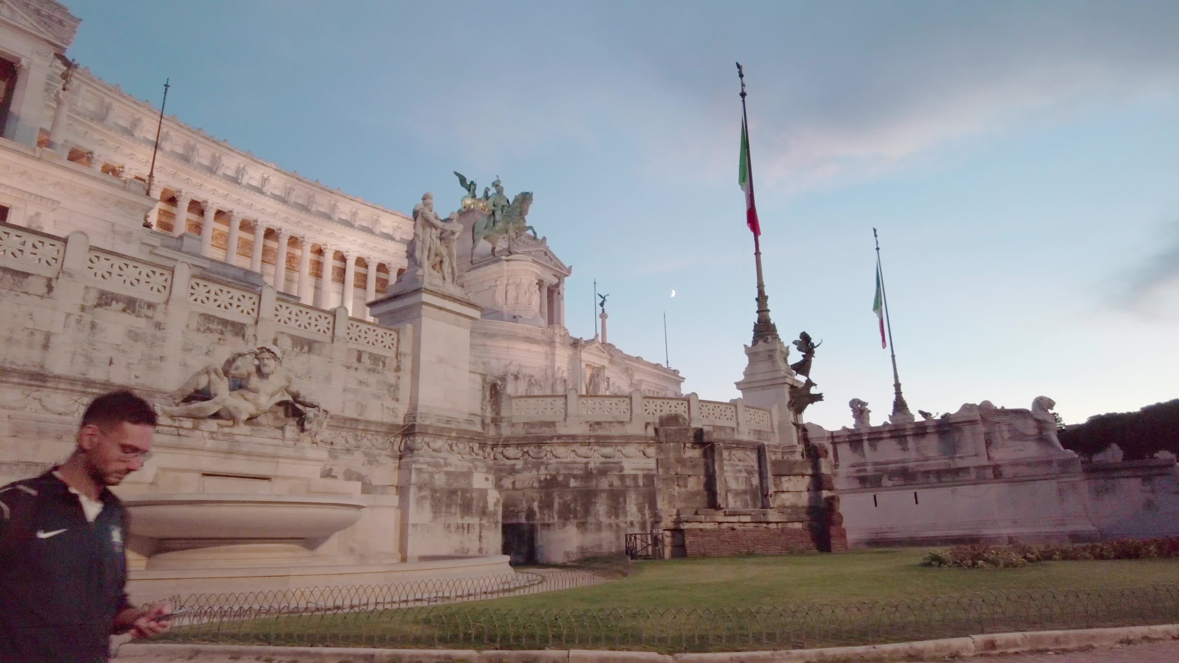 Altar of the Fatherland (Victor Emmanuel II Monument) In Rome, Italy
