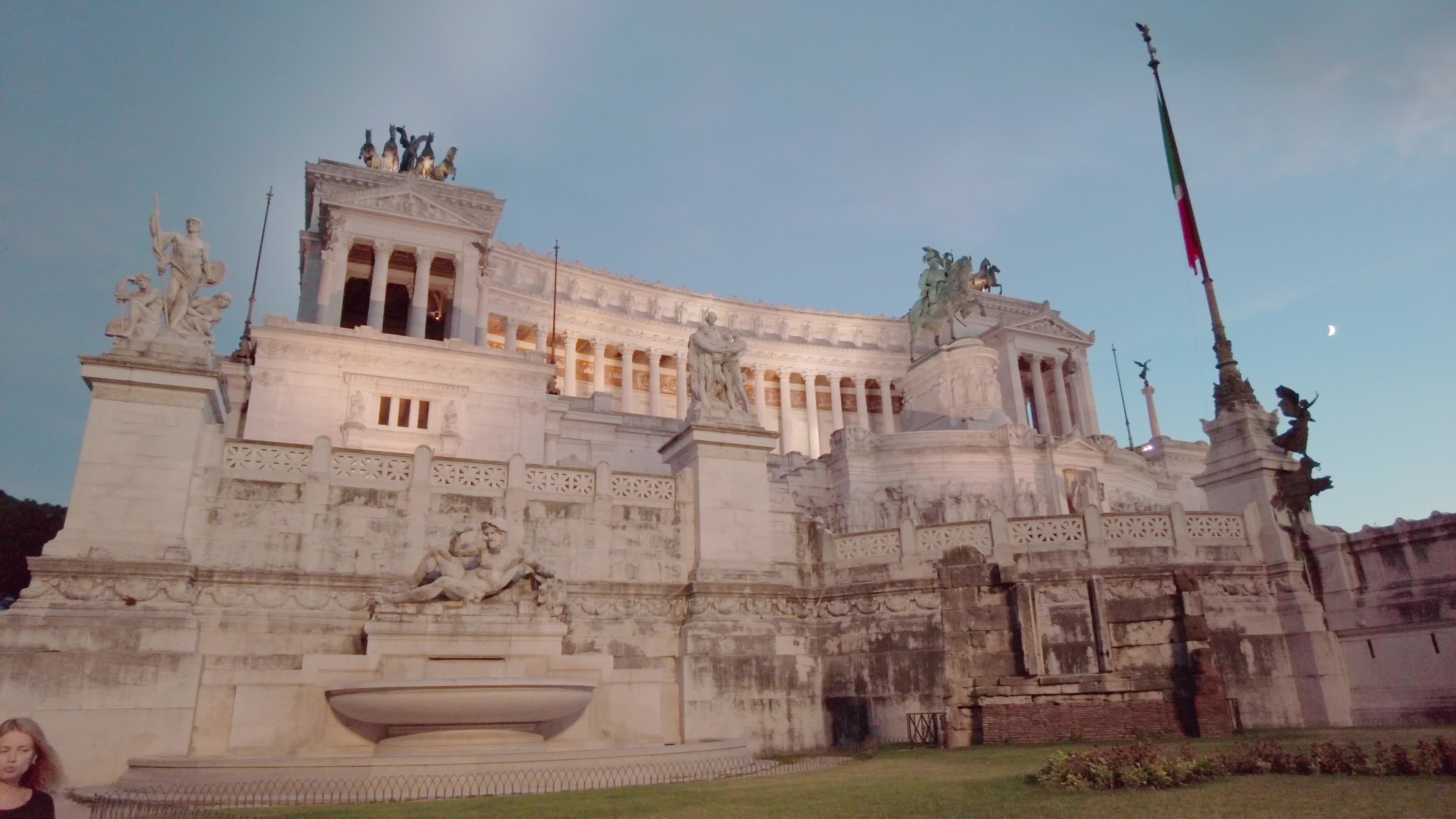 Altar of the Fatherland (Victor Emmanuel II Monument) In Rome, Italy