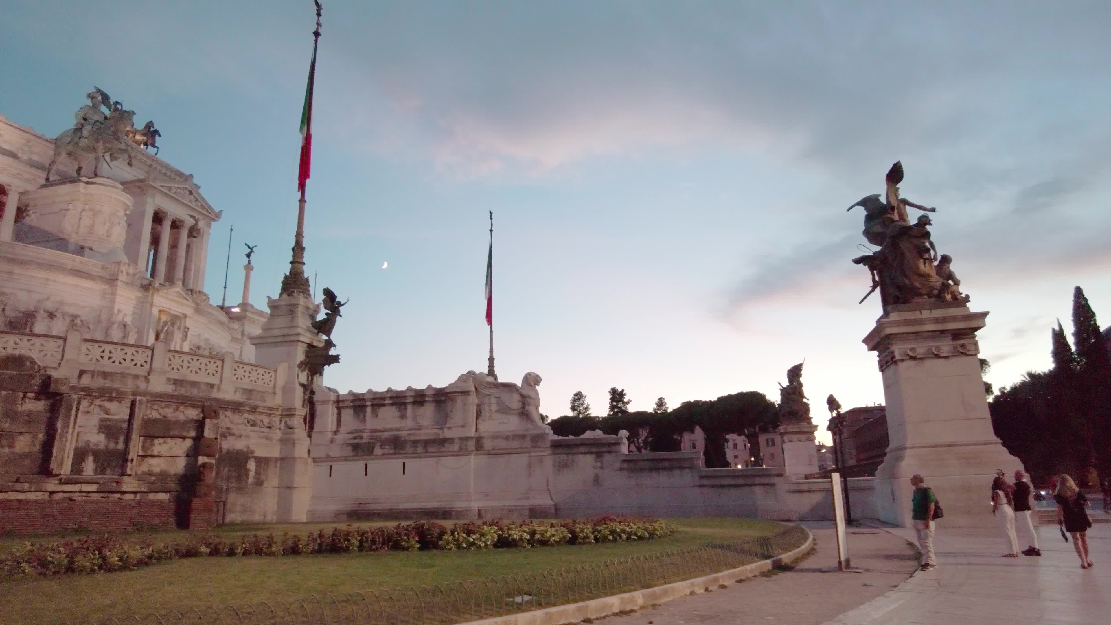 Altar of the Fatherland (Victor Emmanuel II Monument) In Rome, Italy