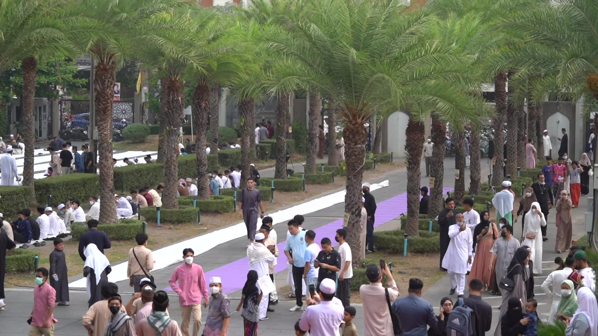 Muslims Celebrate Eid Al-Fitr in Bangkok.