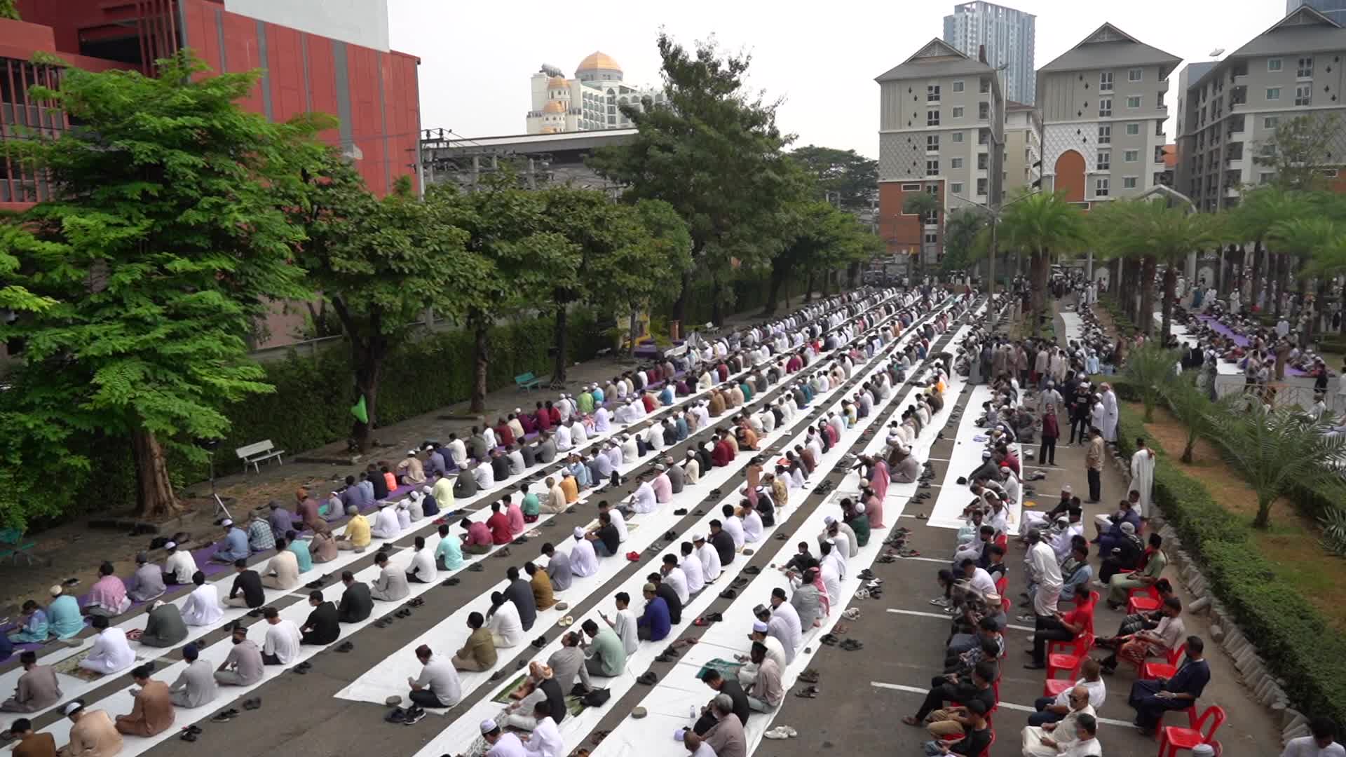 Muslims Celebrate Eid Al-Fitr in Bangkok.