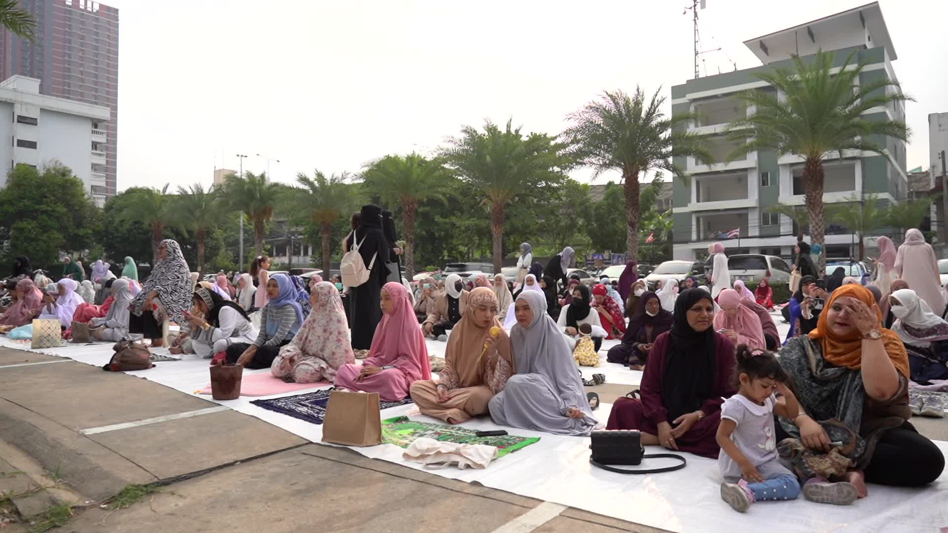 Muslims Celebrate Eid Al-Fitr in Bangkok.