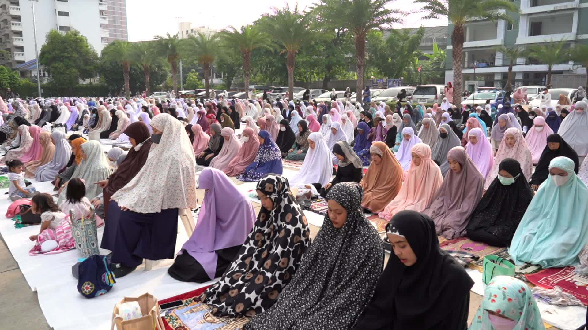 Muslims Celebrate Eid Al-Fitr in Bangkok.