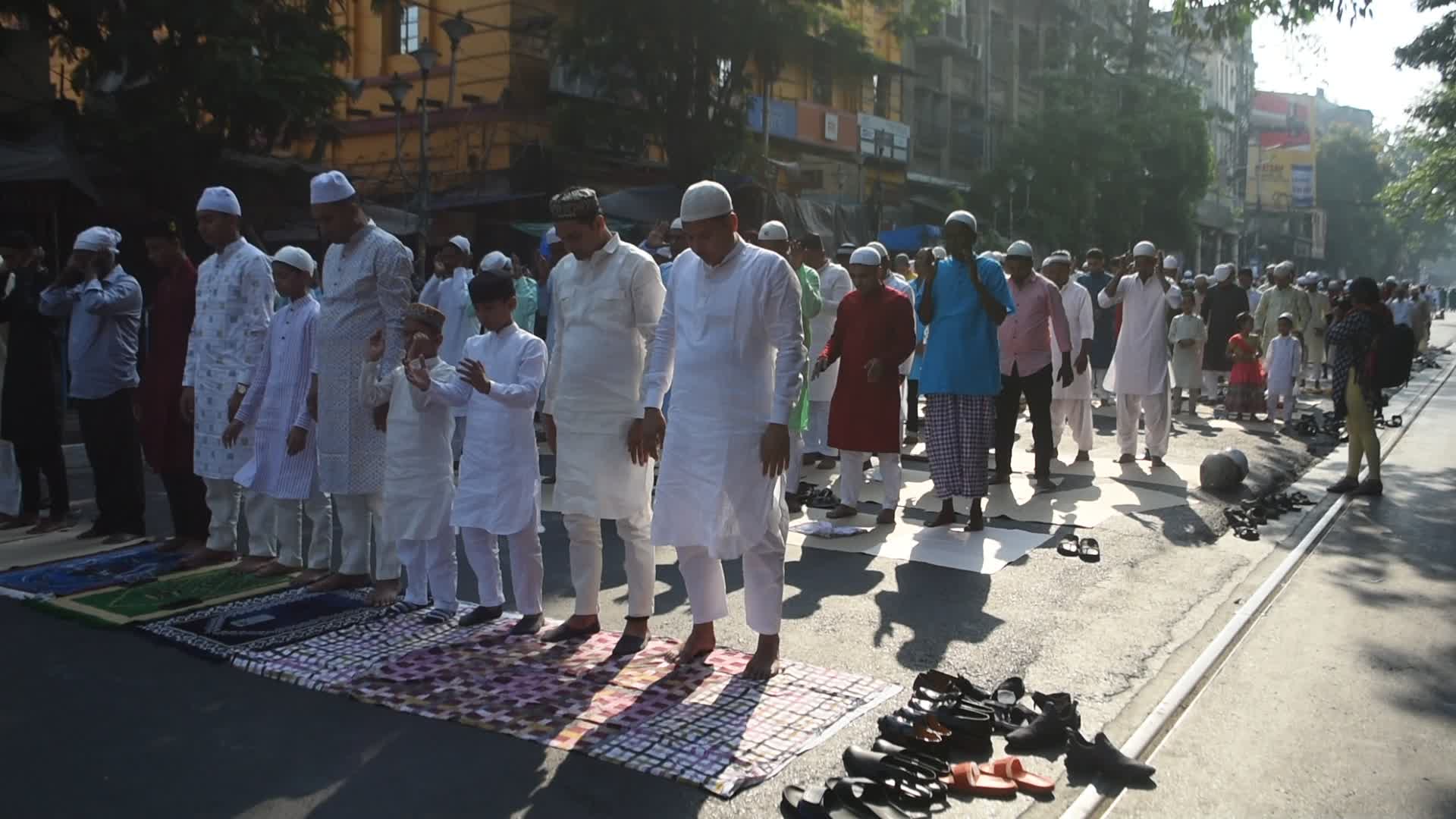 Eid-Ul-Fitr namaz in Kolkata.