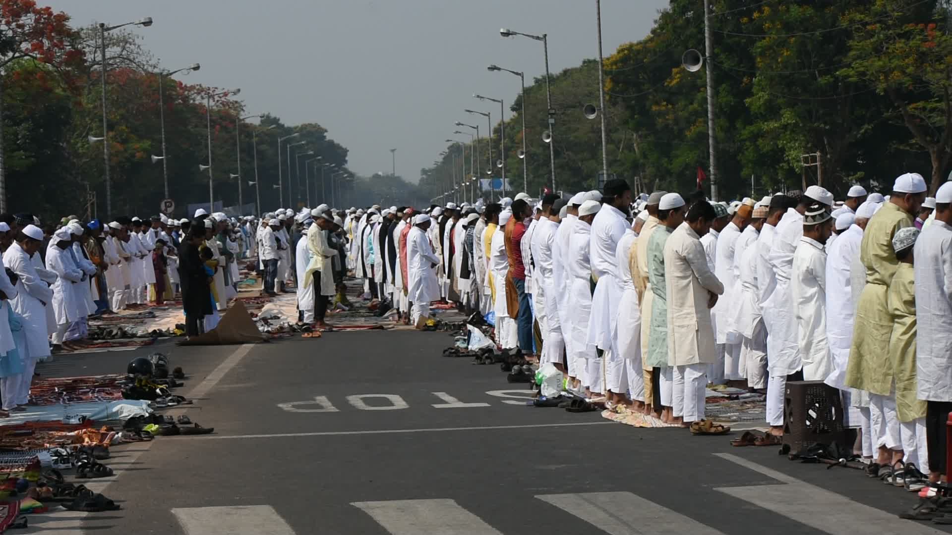 Eid-Ul-Fitr namaz in Kolkata.