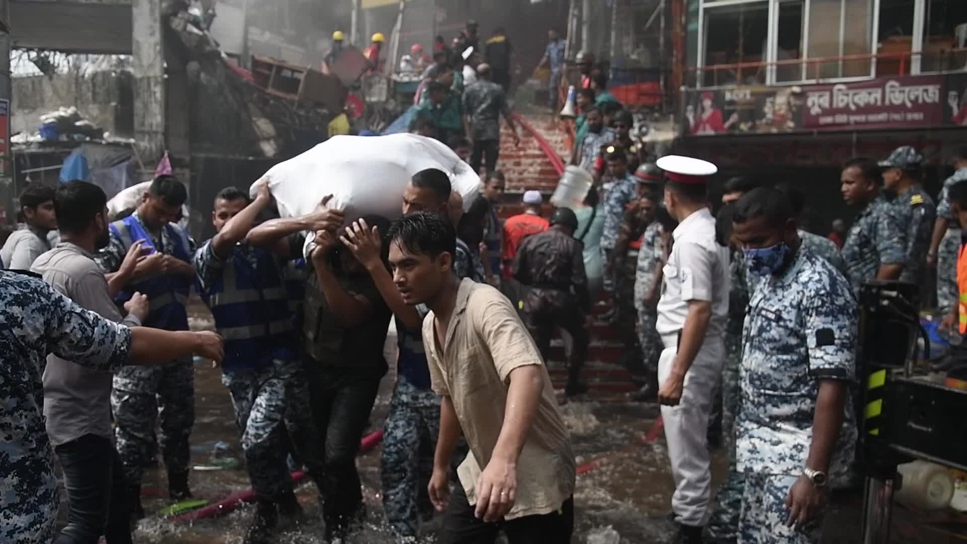 Fire In Dhaka