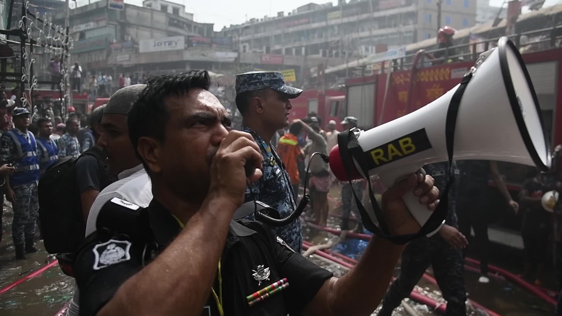 Fire In Dhaka