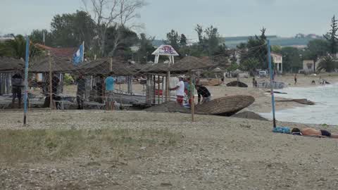 Aftermath of Storm In Halkidiki