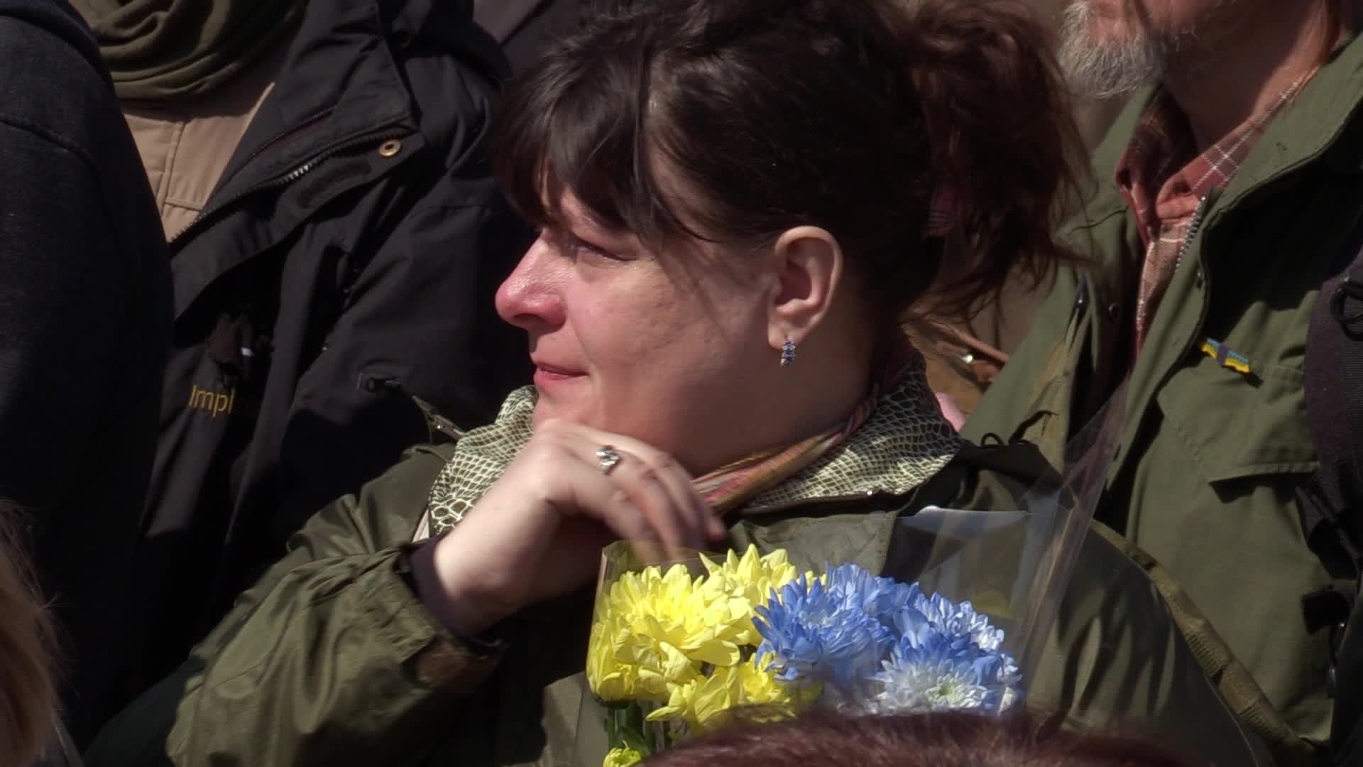 Farewell ceremony for Ukrainian serviceman Yurii Moroz in Kyiv, amid Russia's invasion of Ukraine