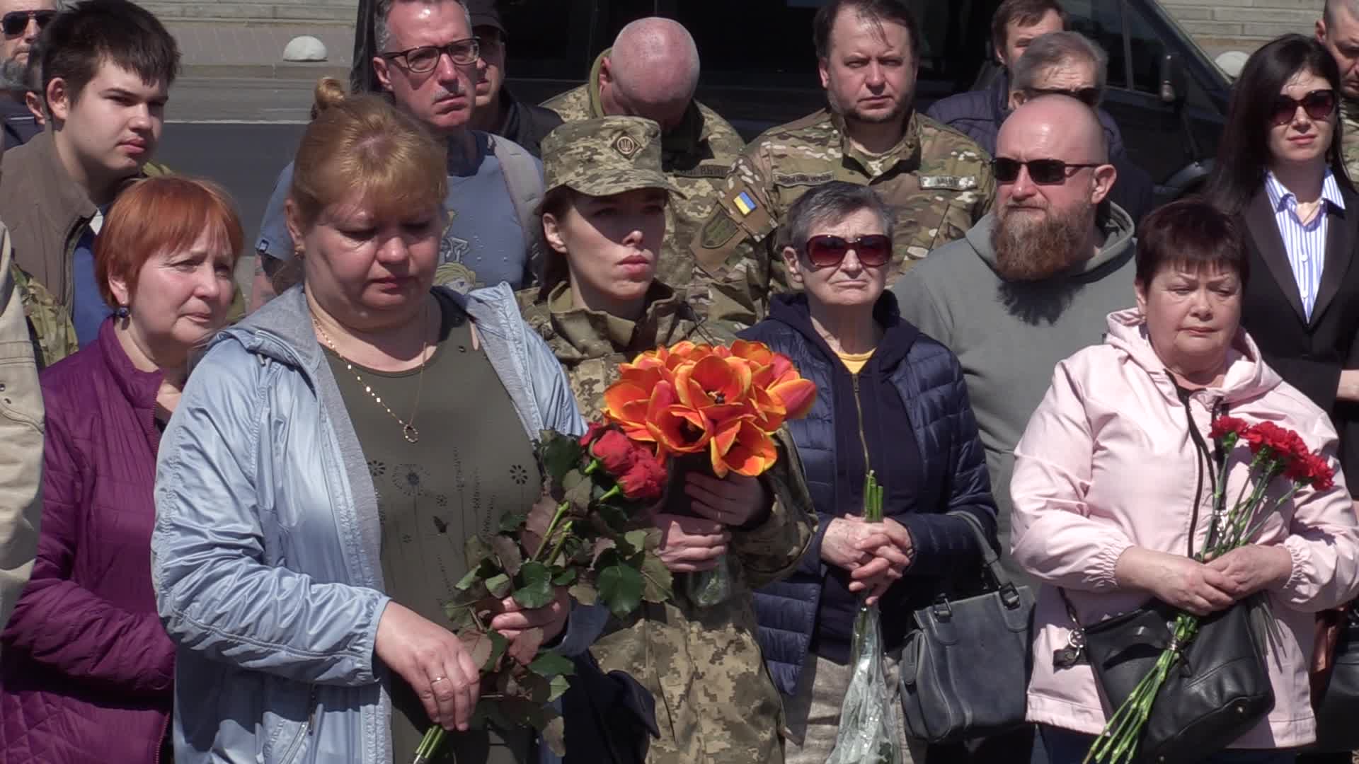 Farewell ceremony for Ukrainian serviceman Yurii Moroz in Kyiv, amid Russia's invasion of Ukraine