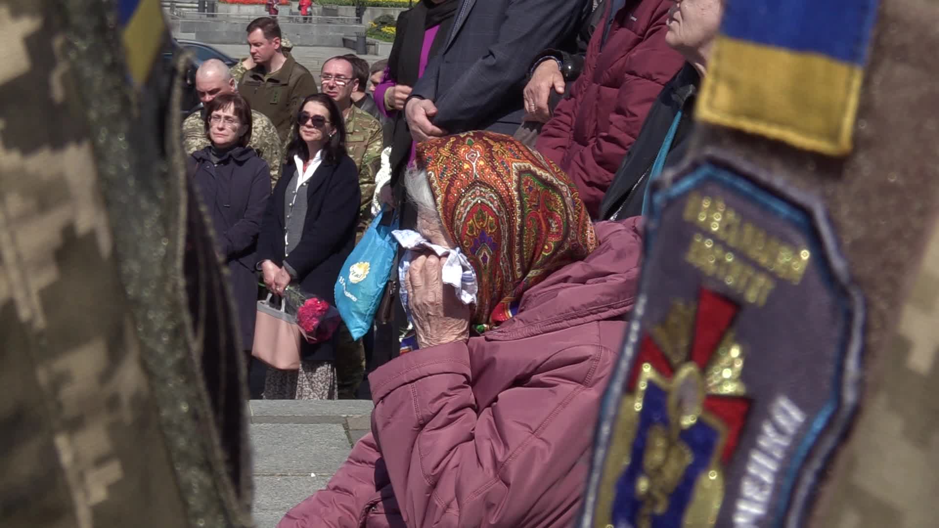 Farewell ceremony for Ukrainian serviceman Yurii Moroz in Kyiv, amid Russia's invasion of Ukraine
