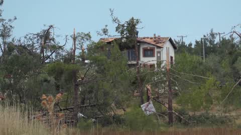 Aftermath of Storm In Halkidiki