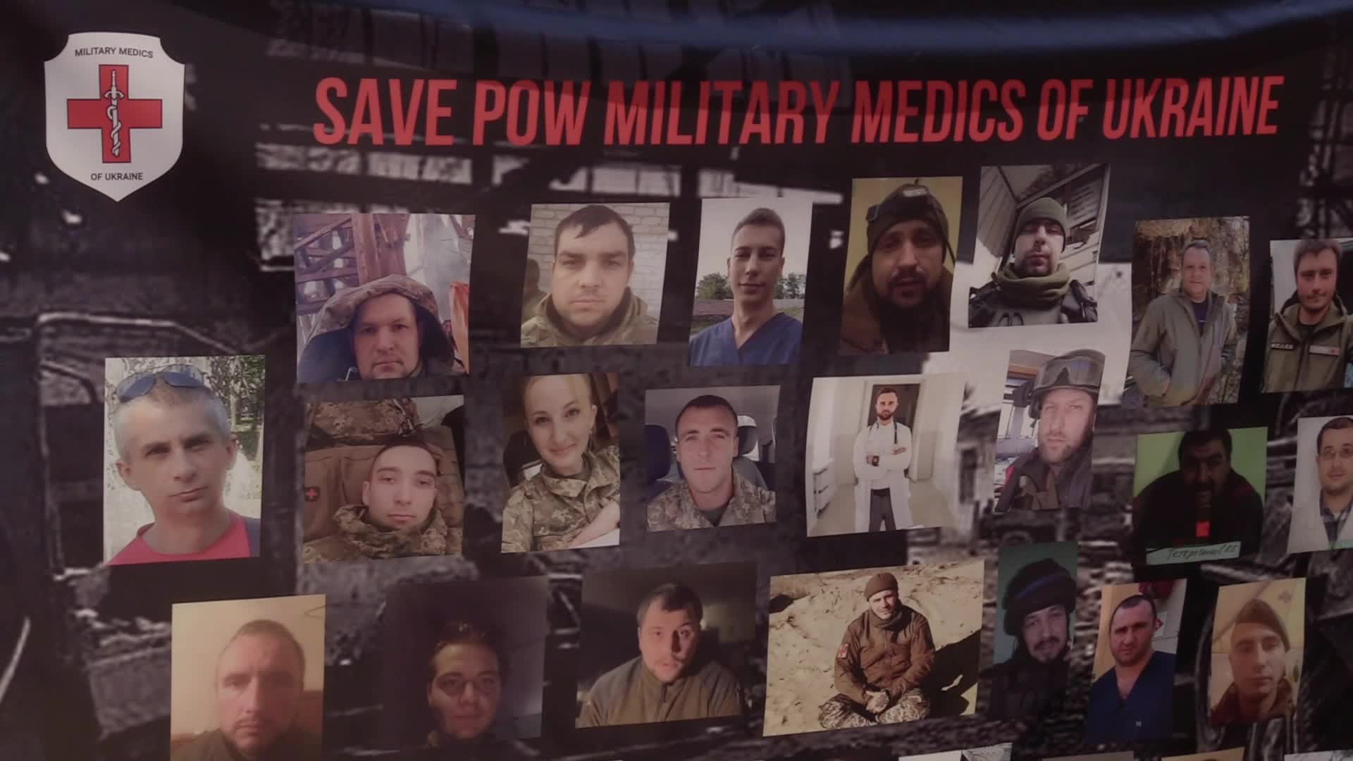Relatives of Ukrainian POW military medics protest in Kyiv, amid Russia's invasion of Ukraine
