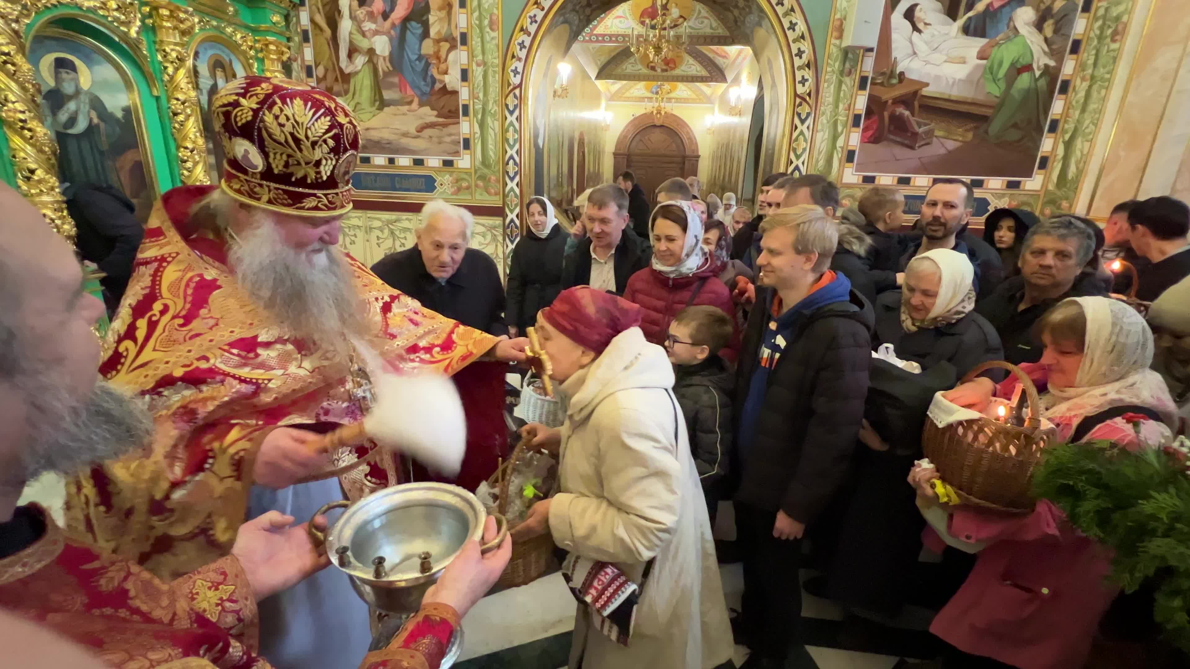Orthodox Easter Service At The Pechersk Lavra In Kyiv