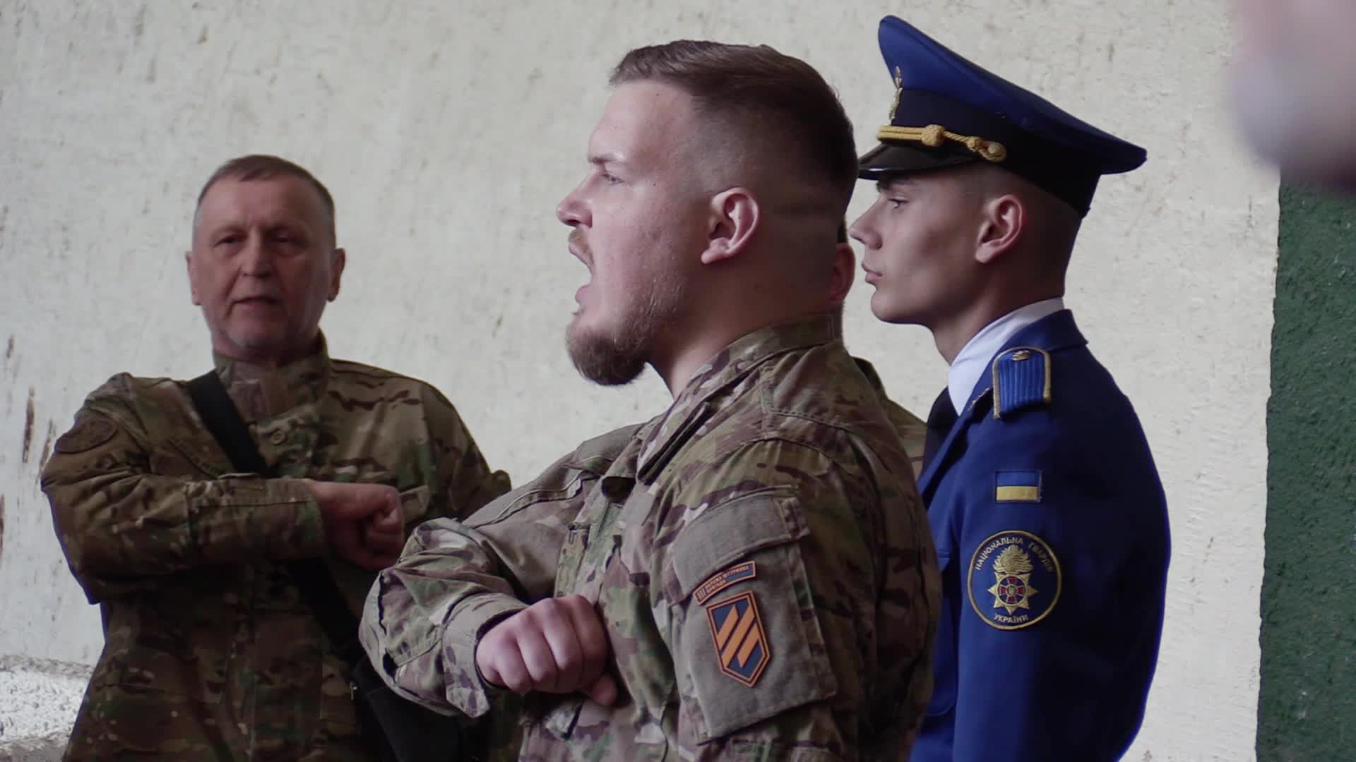 Farewell to 'Azov' regiment fighter killed in Olenivka prison blast, in Kyiv, amid Russia's invasion of Ukraine.