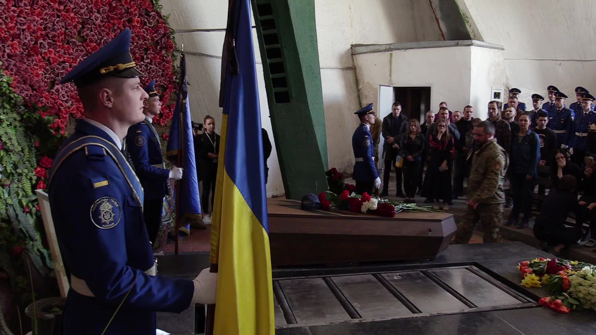 Farewell to 'Azov' regiment fighter killed in Olenivka prison blast, in Kyiv, amid Russia's invasion of Ukraine.