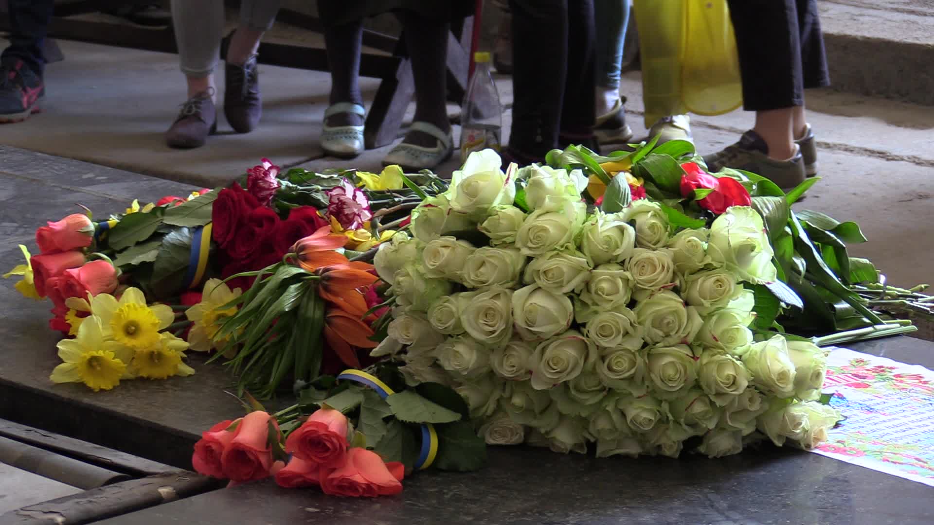 Farewell to 'Azov' regiment fighter killed in Olenivka prison blast, in Kyiv, amid Russia's invasion of Ukraine.