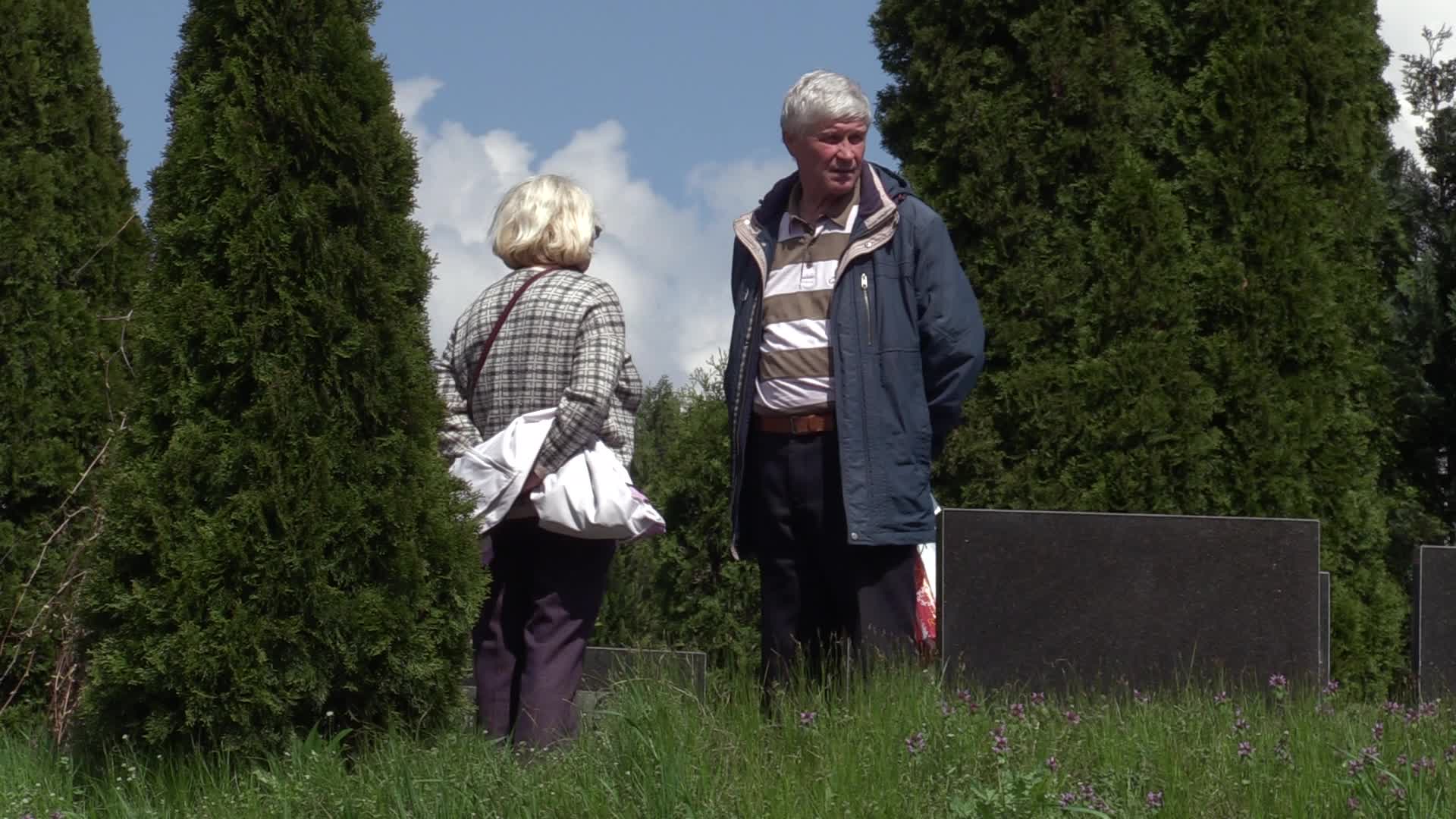 Ukrainians visit to graves of their deceased relatives during the memorial days in Kyiv, amid Russian invasion of Ukraine.