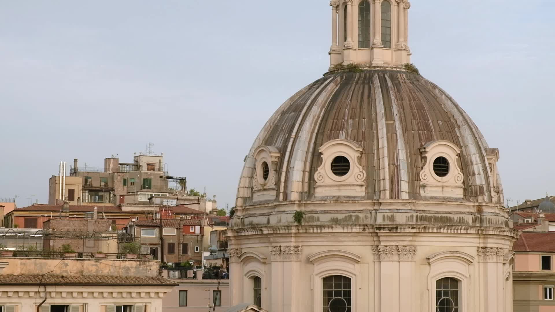 Terrace view of Piazza Venezia, Rome, Italy