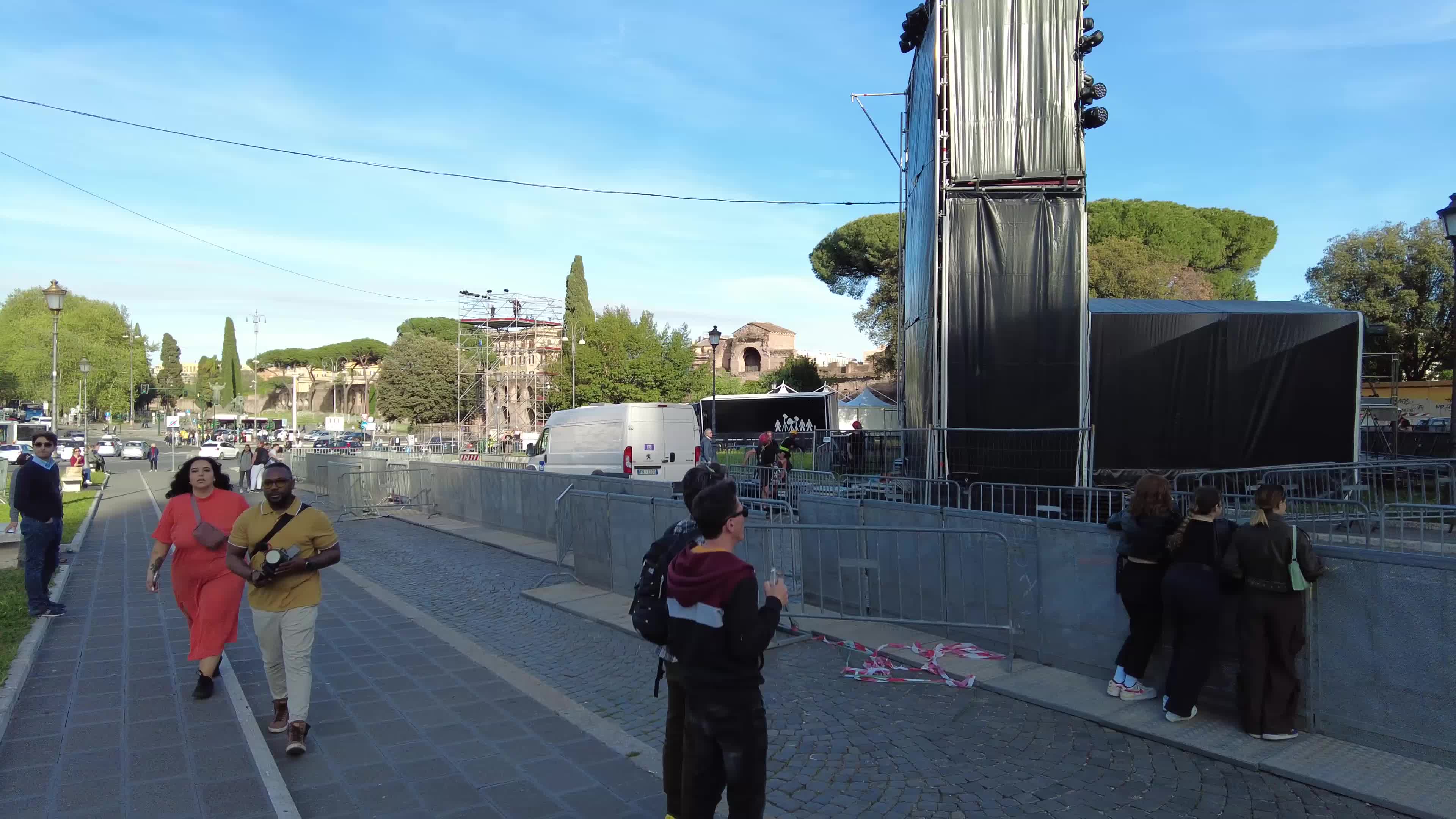 Rome getting ready for 1st May concert