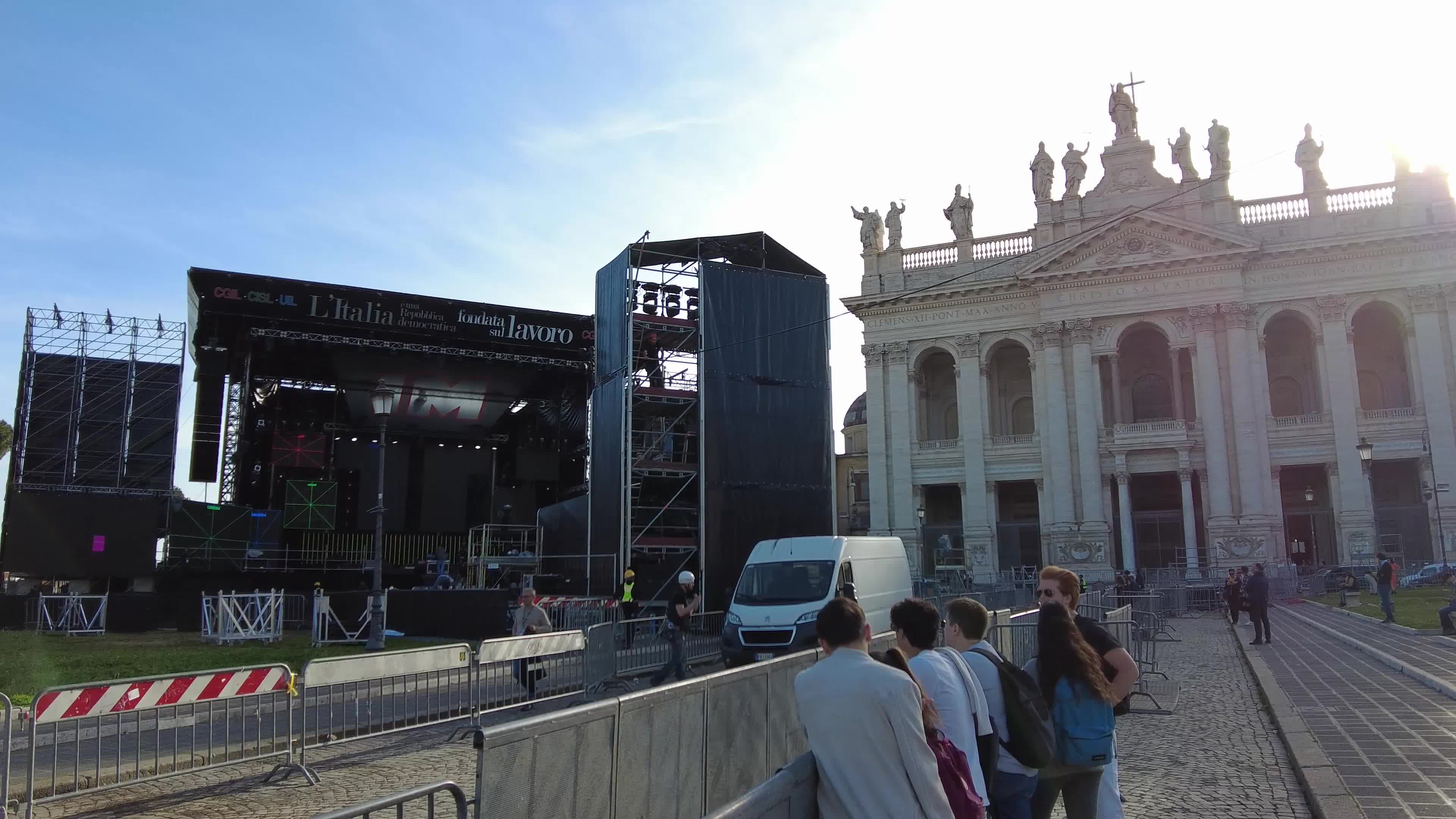 Rome getting ready for 1st May concert