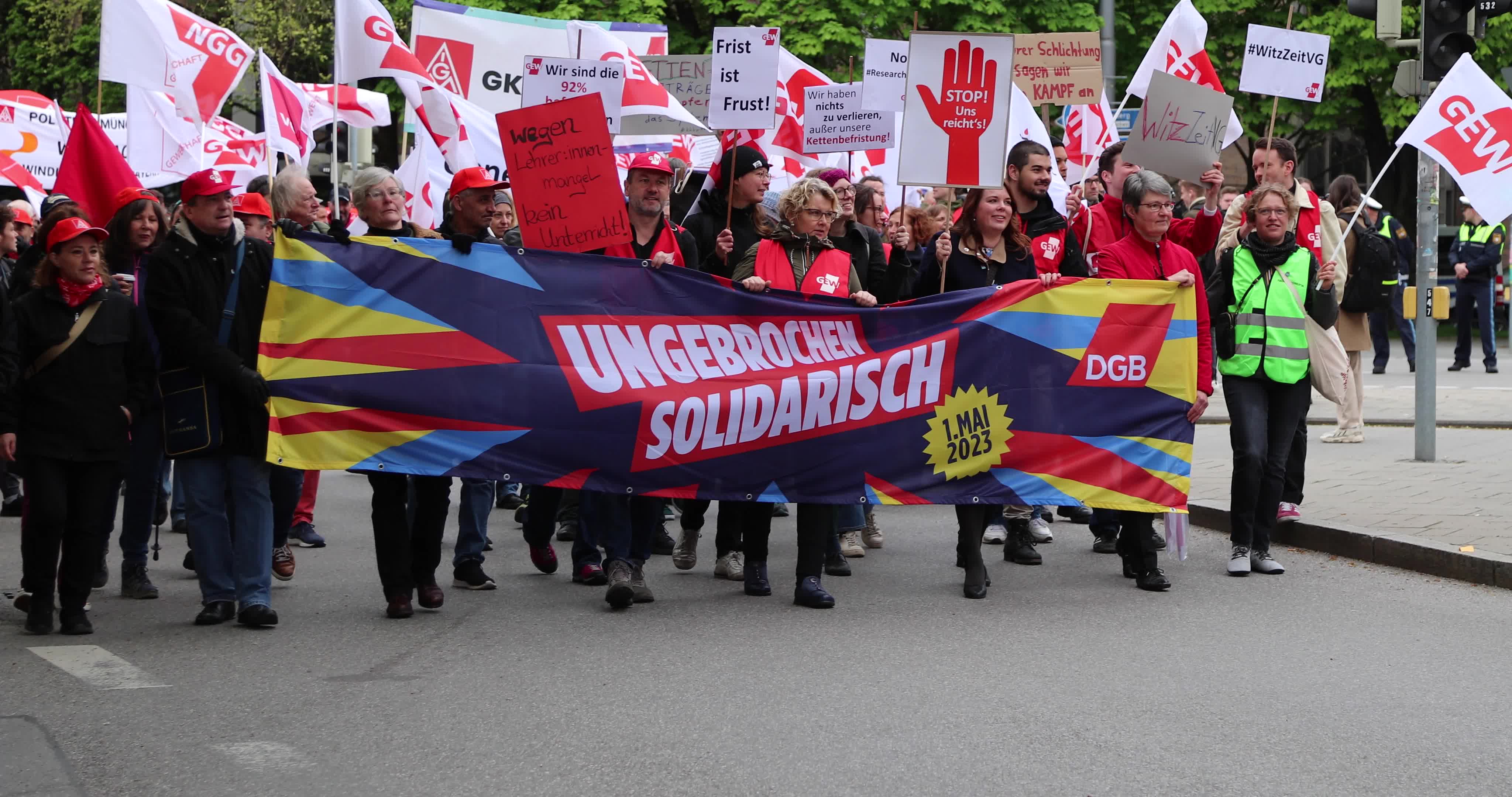 International Worker's Day Demo in Munich