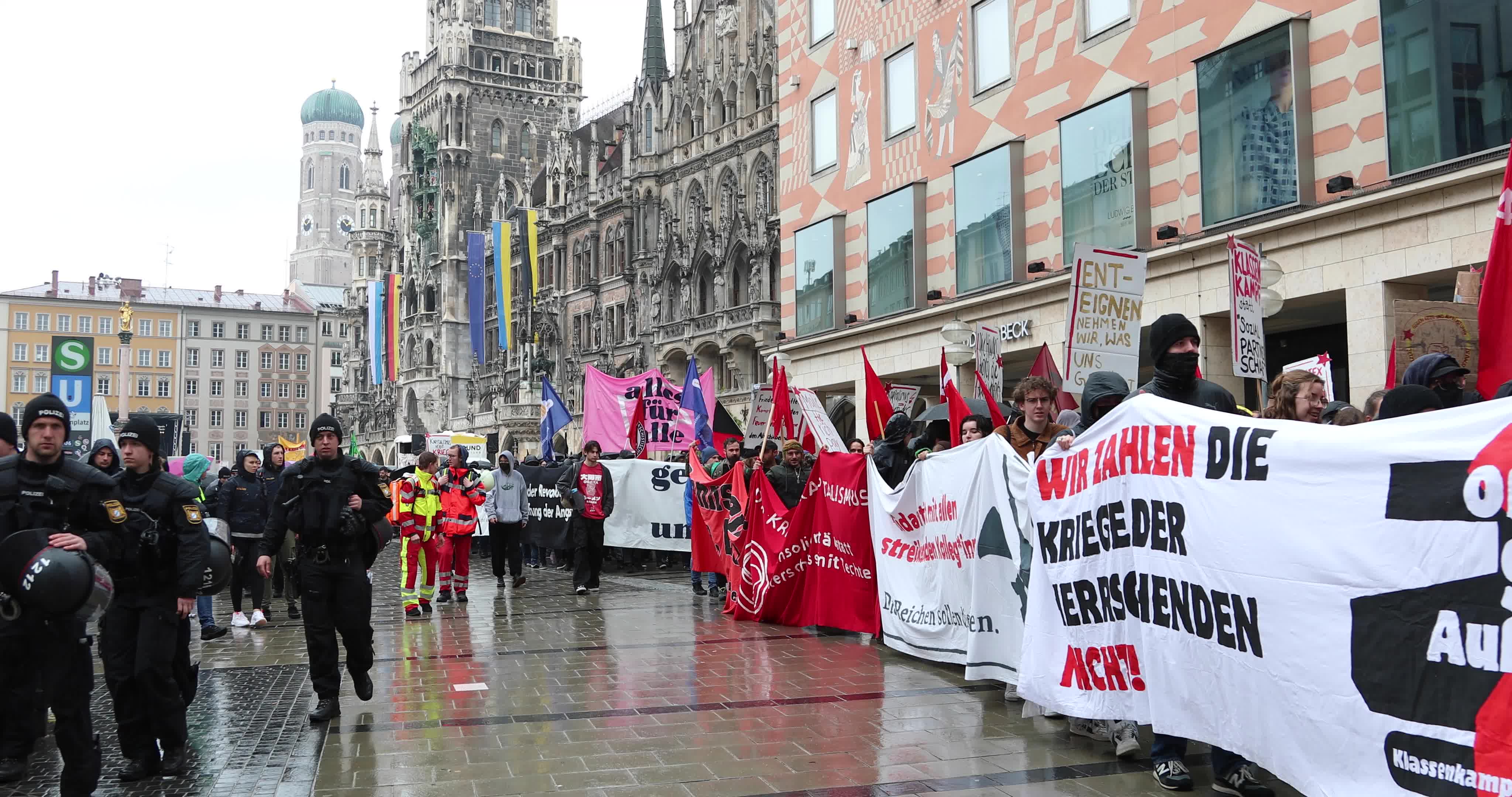 Anticapitalist Labor Day Demo in Munich