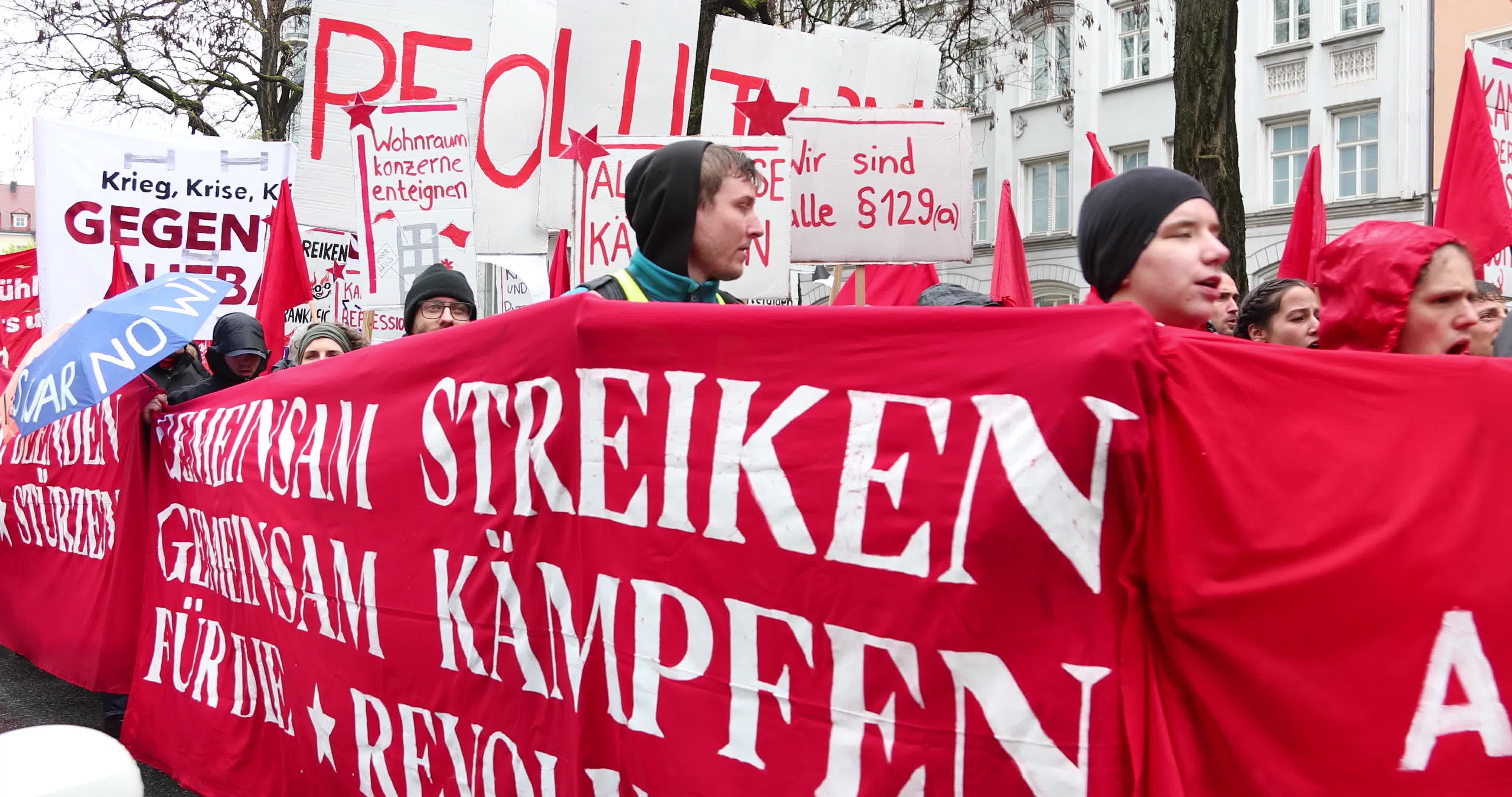 Anticapitalist Labor Day Demo in Munich