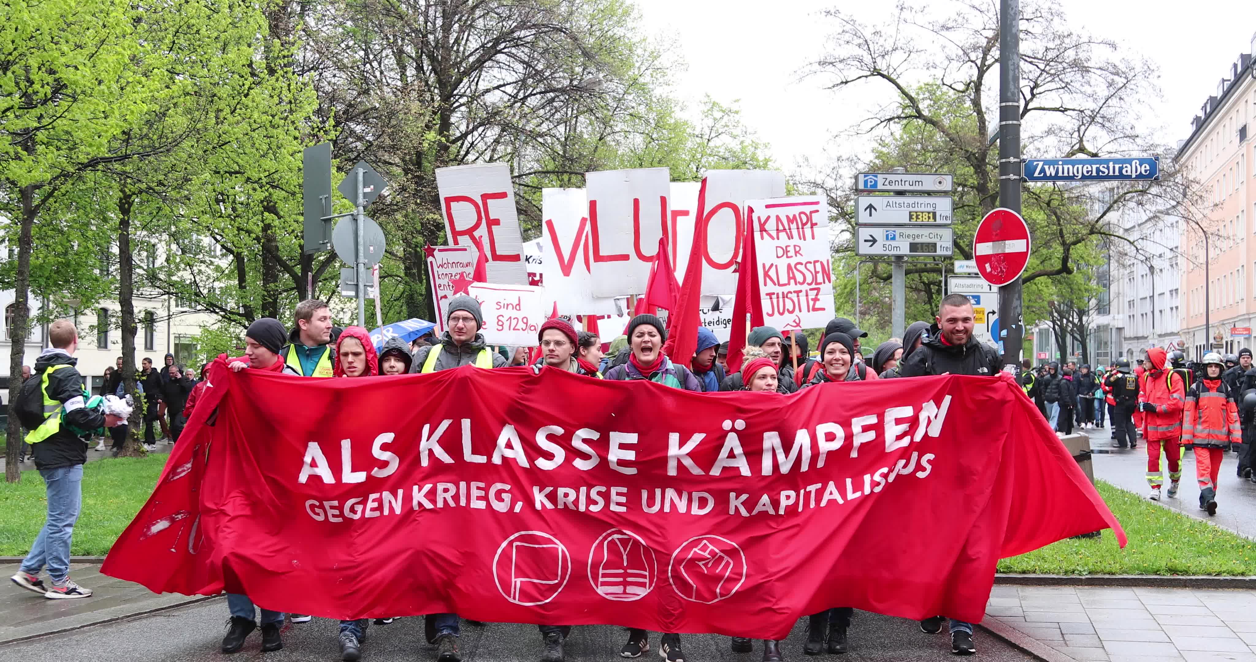 Anticapitalist Labor Day Demo in Munich
