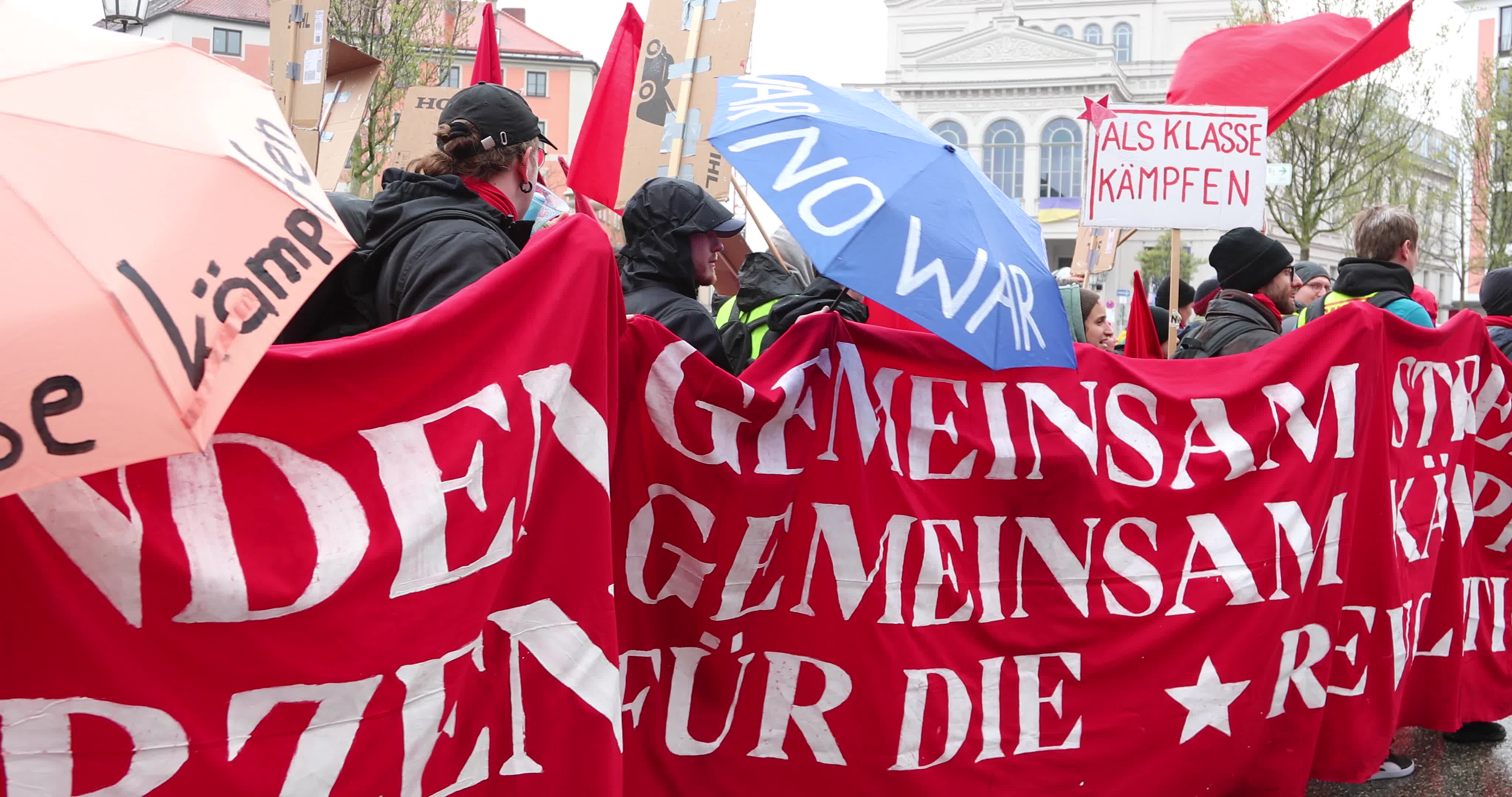 Anticapitalist Labor Day Demo in Munich