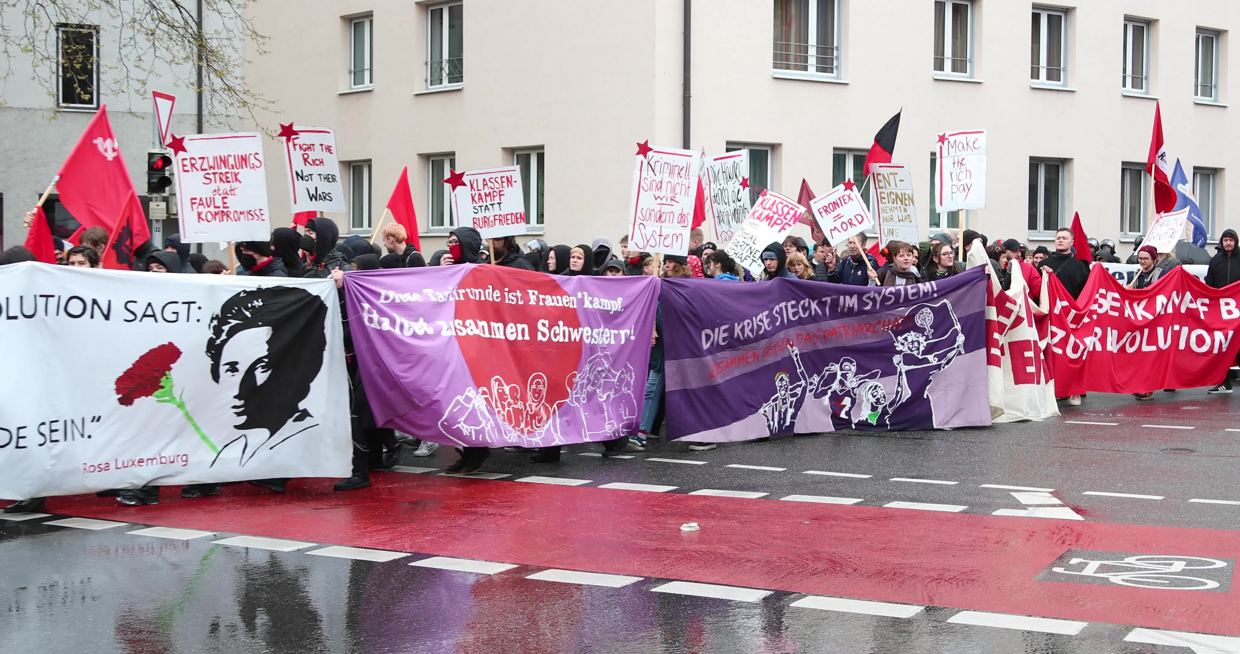Anticapitalist Labor Day Demo in Munich